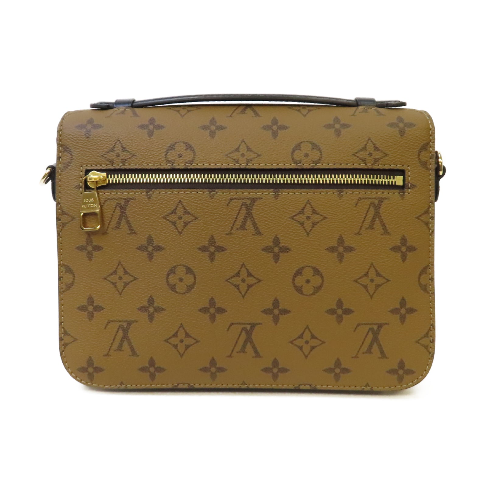 LOUIS VUITTON Monogram Pochette Metis金扣肩背袋啡色