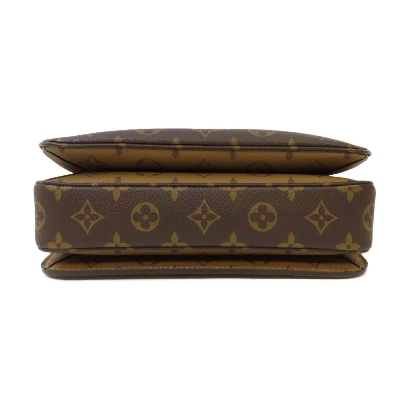 LOUIS VUITTON Monogram Pochette Metis金扣肩背袋啡色