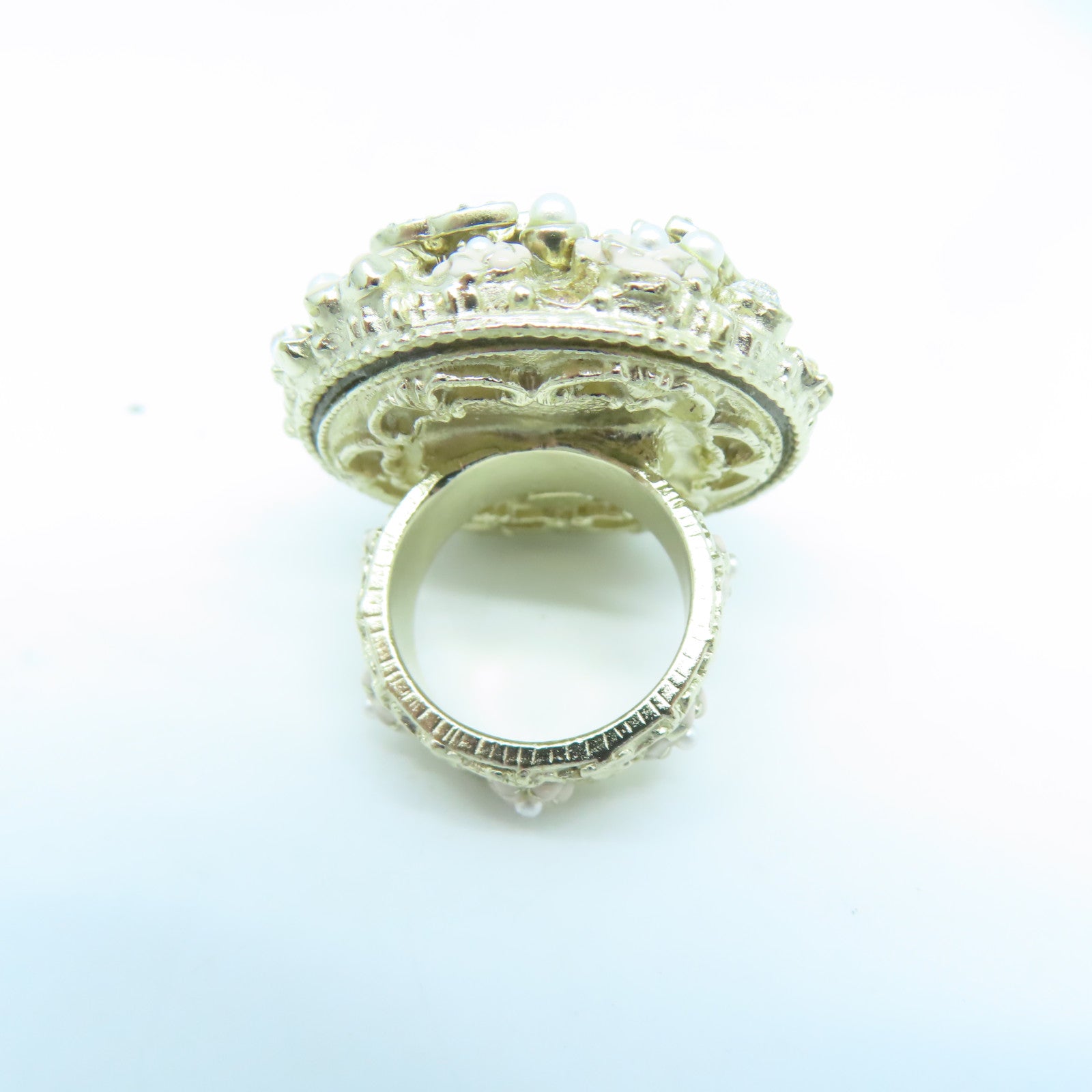 CHANEL 【激減優惠】金屬Ring戒指金色US#7
