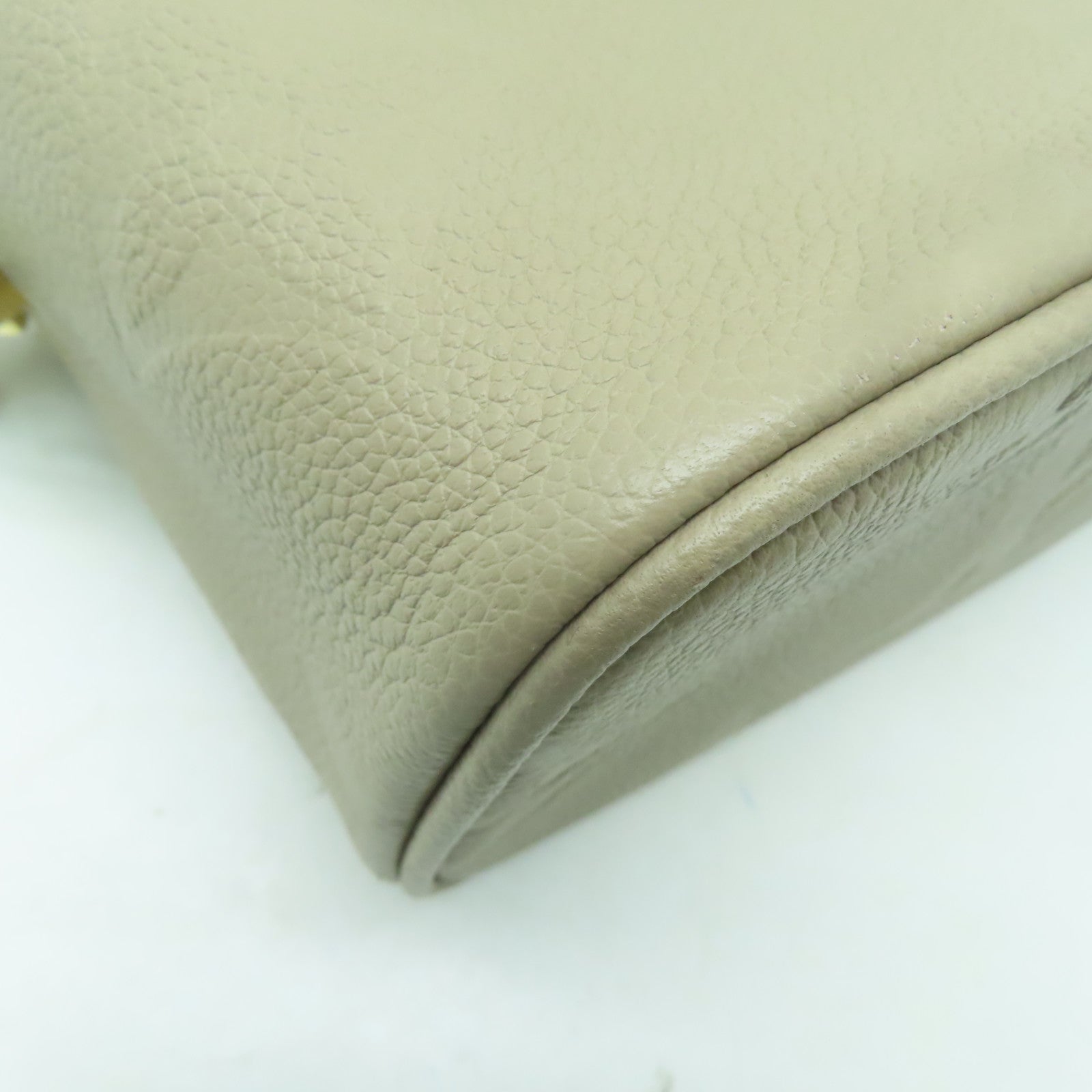 LOUIS VUITTON Monogram Empreinte Vanity PM金扣手挽肩背兩用袋啡色