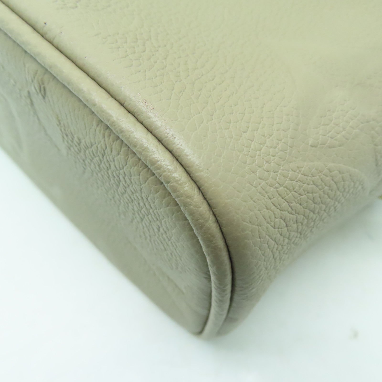 LOUIS VUITTON Monogram Empreinte Vanity PM金扣手挽肩背兩用袋啡色