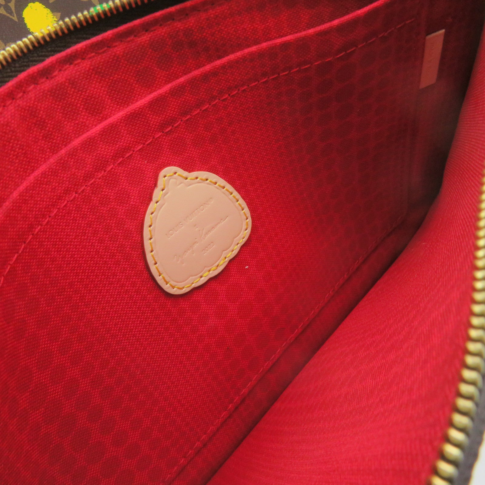LOUIS VUITTON Monogram LV X YK Neverfull MM Tote Bag Brown/Color