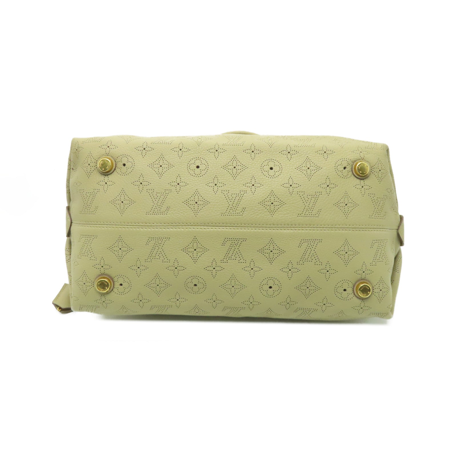 LOUIS VUITTON Mahina Galatea MM金扣肩背袋啡色