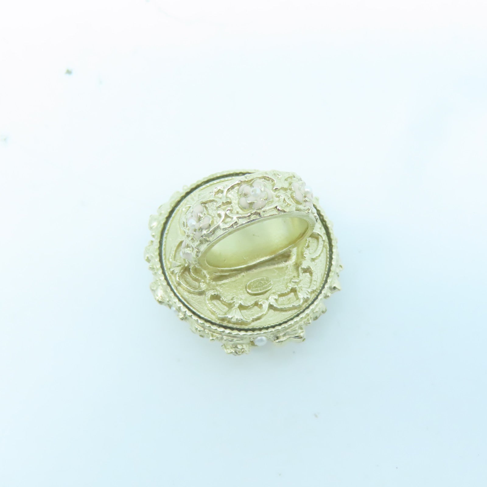 CHANEL 【激減優惠】金屬Ring戒指金色US#7