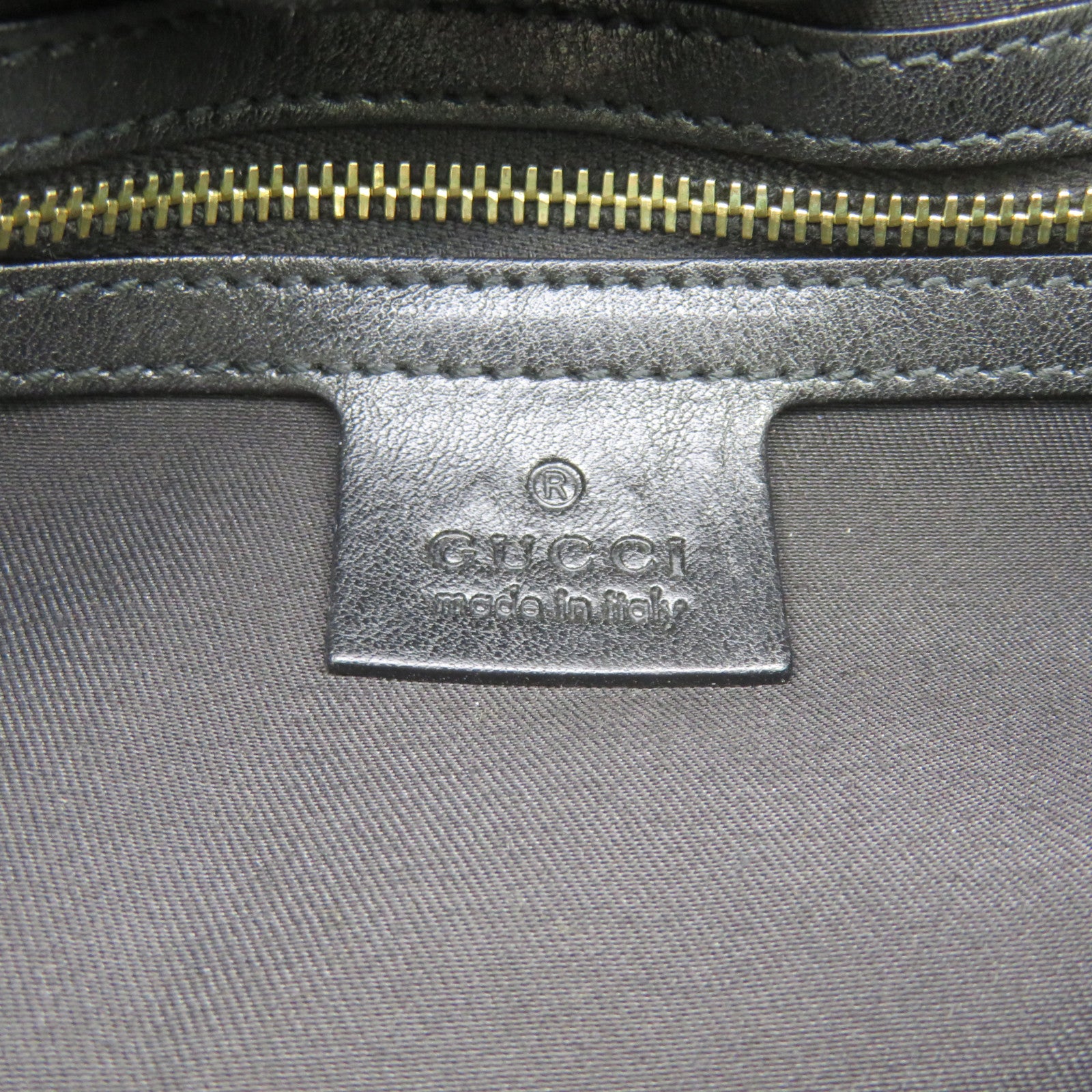 GUCCI 【激减优惠】蛇皮皮革Shoulder Bag金扣肩背袋黑色
