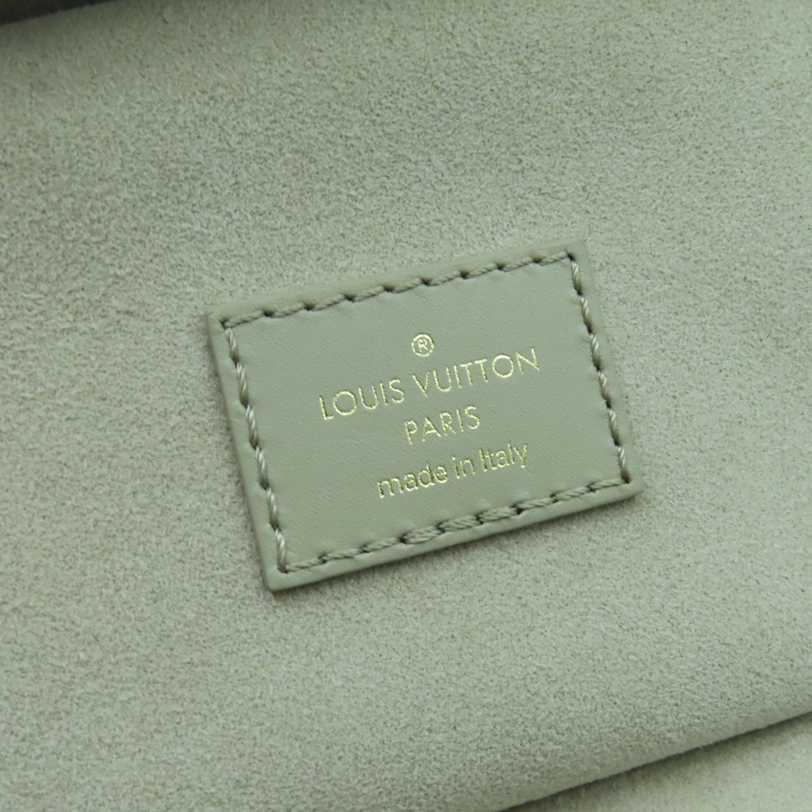 LOUIS VUITTON Monogram Empreinte Vanity PM金扣手挽肩背兩用袋啡色