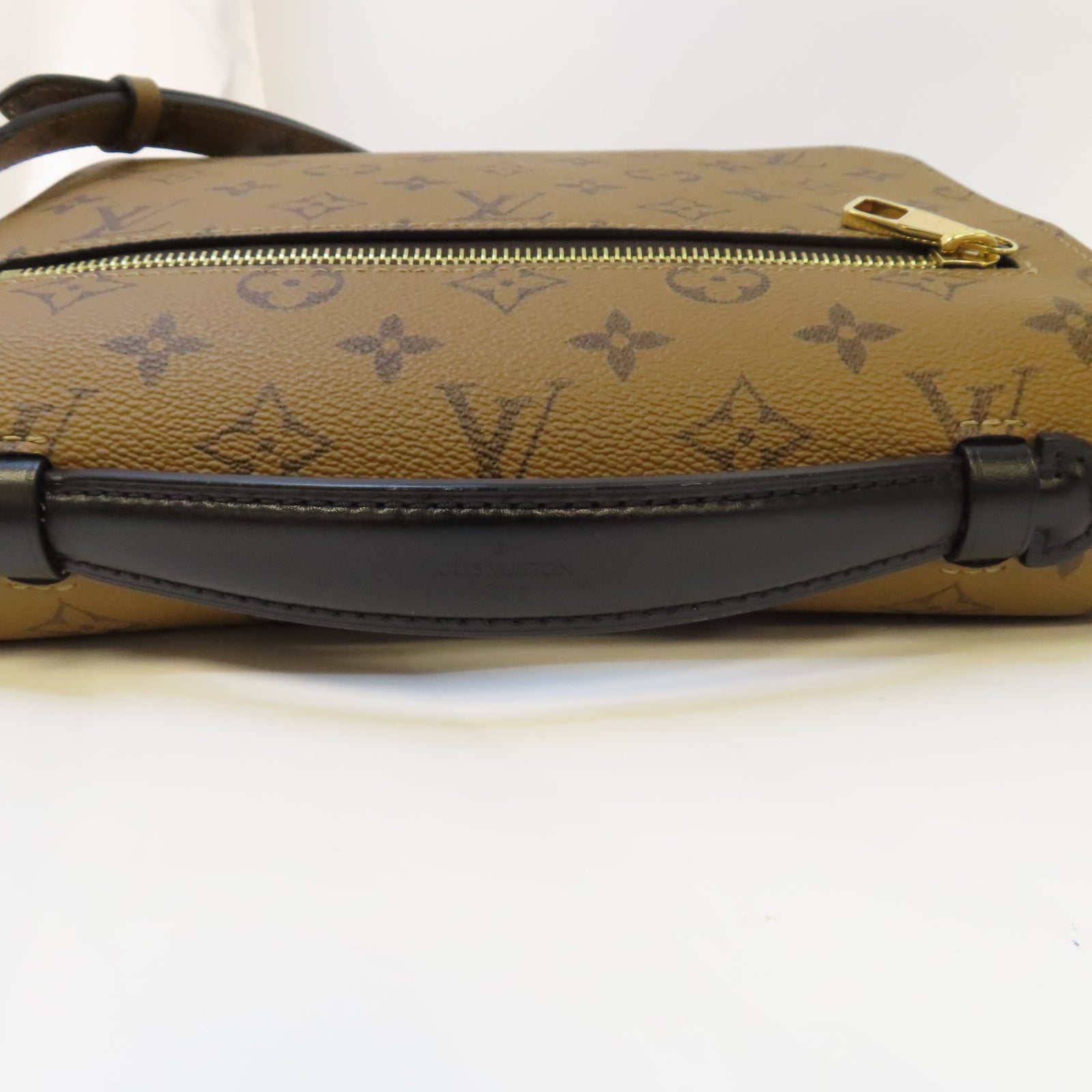 LOUIS VUITTON Monogram Pochette Metis金扣肩背袋啡色