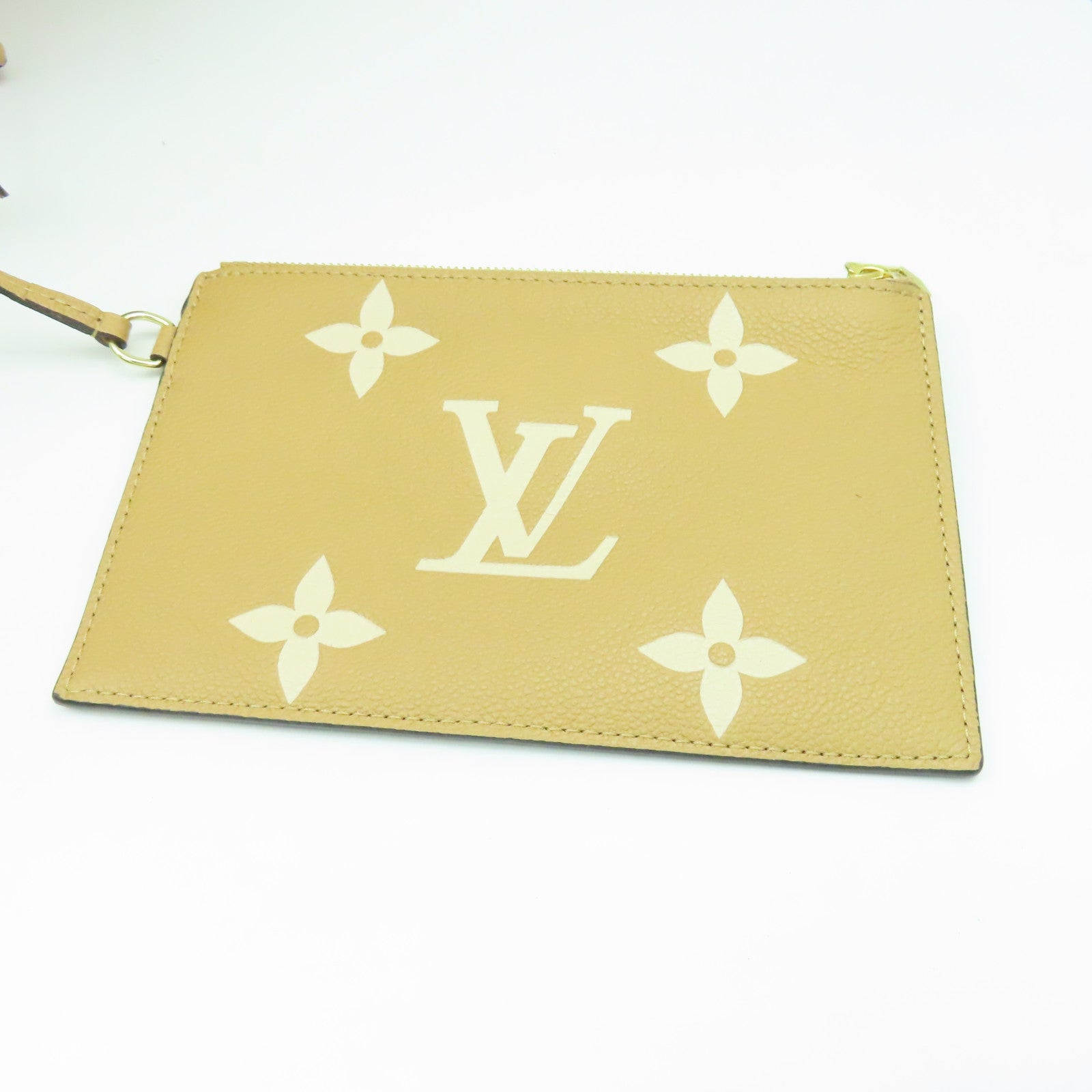LOUIS VUITTON Monogram Empreinte NeoNoe MM金招肩背袋粉紅色