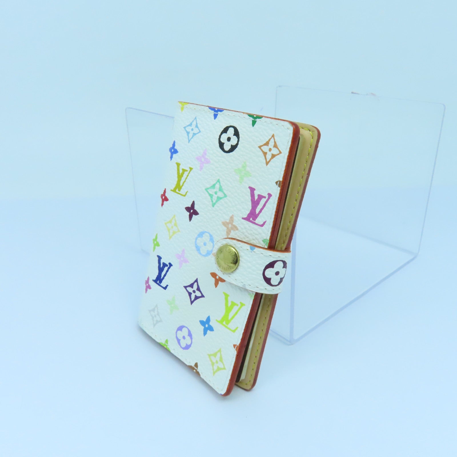 LOUIS VUITTON Monogram Multicolor Organizer金扣聯絡薄彩色