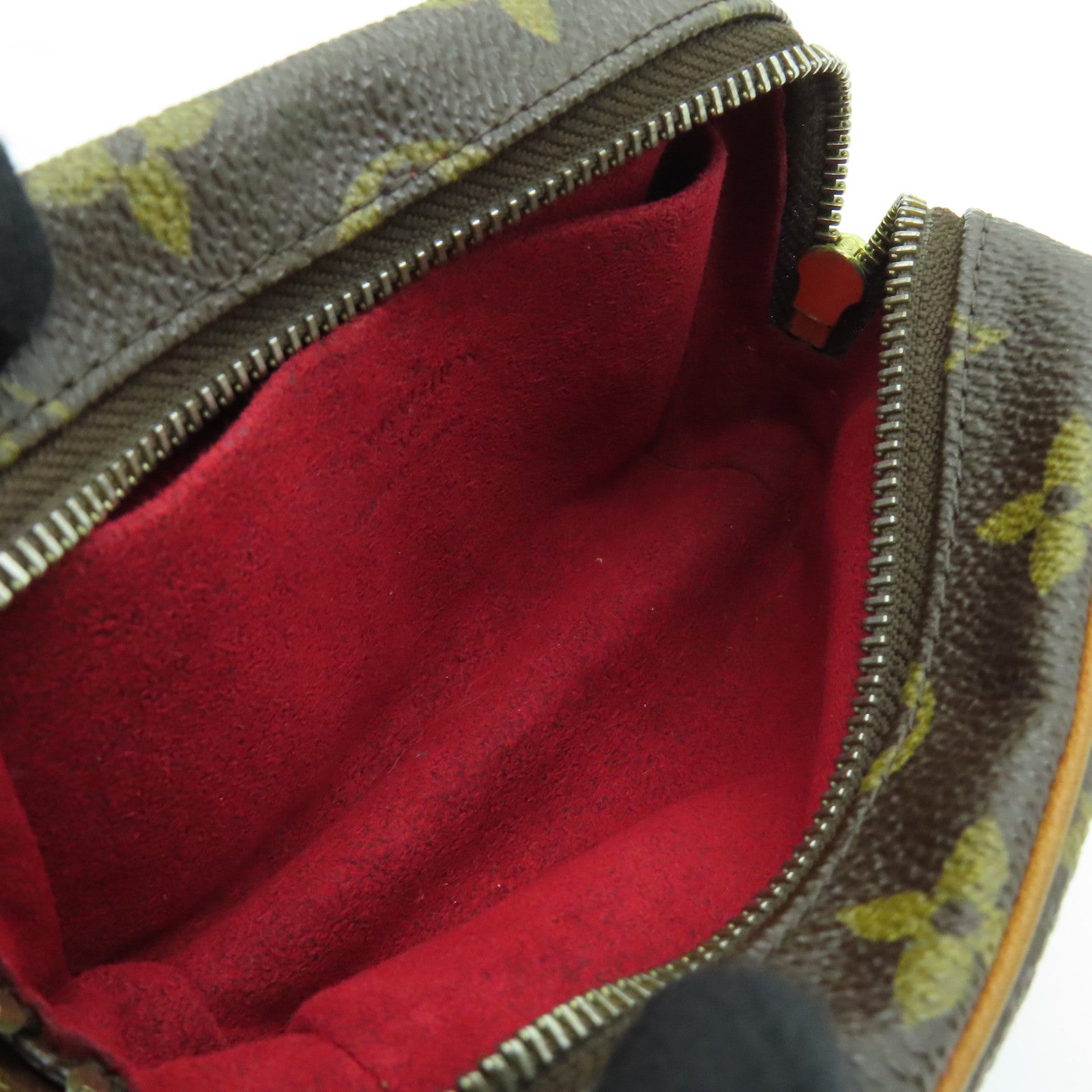 LOUIS VUITTON Monogram Trousse Wapity Pouch金扣手提包啡色