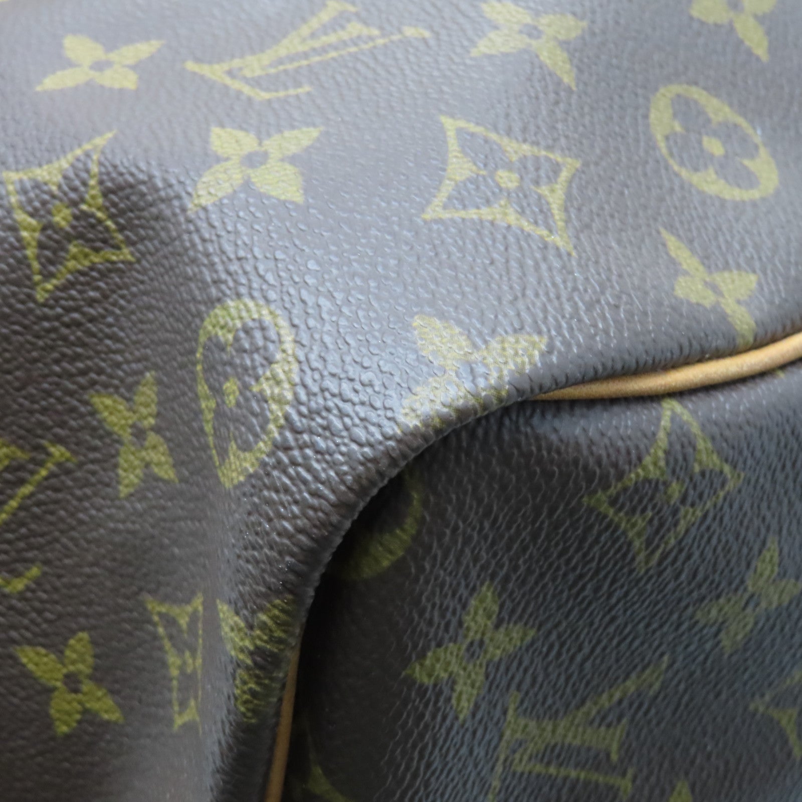 LOUIS VUITTON Monogram Keepall 60金扣波士顿包啡色