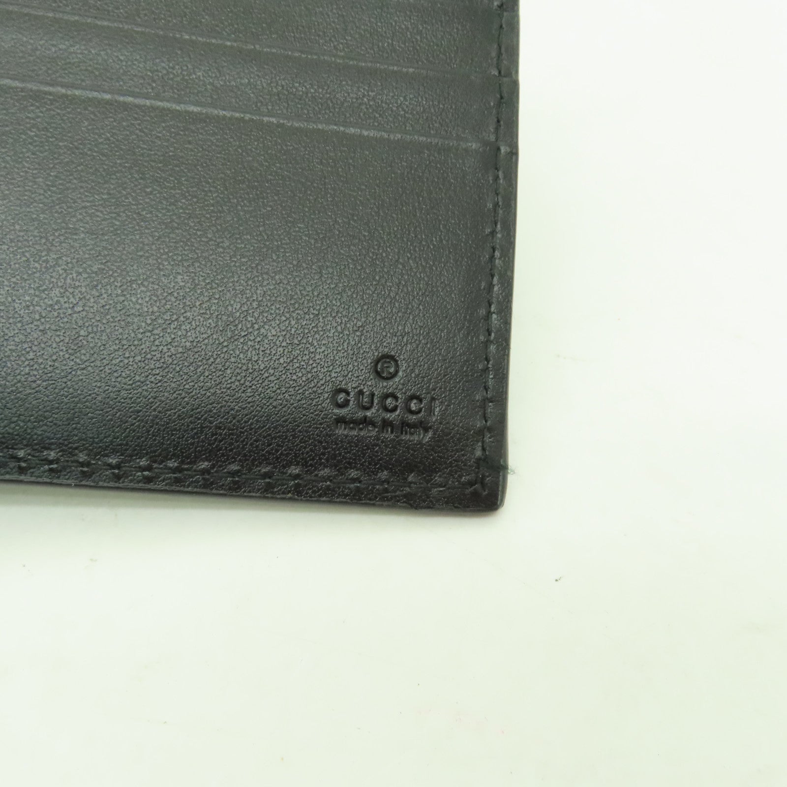 GUCCI 牛皮皮革Wallet錢包黒色