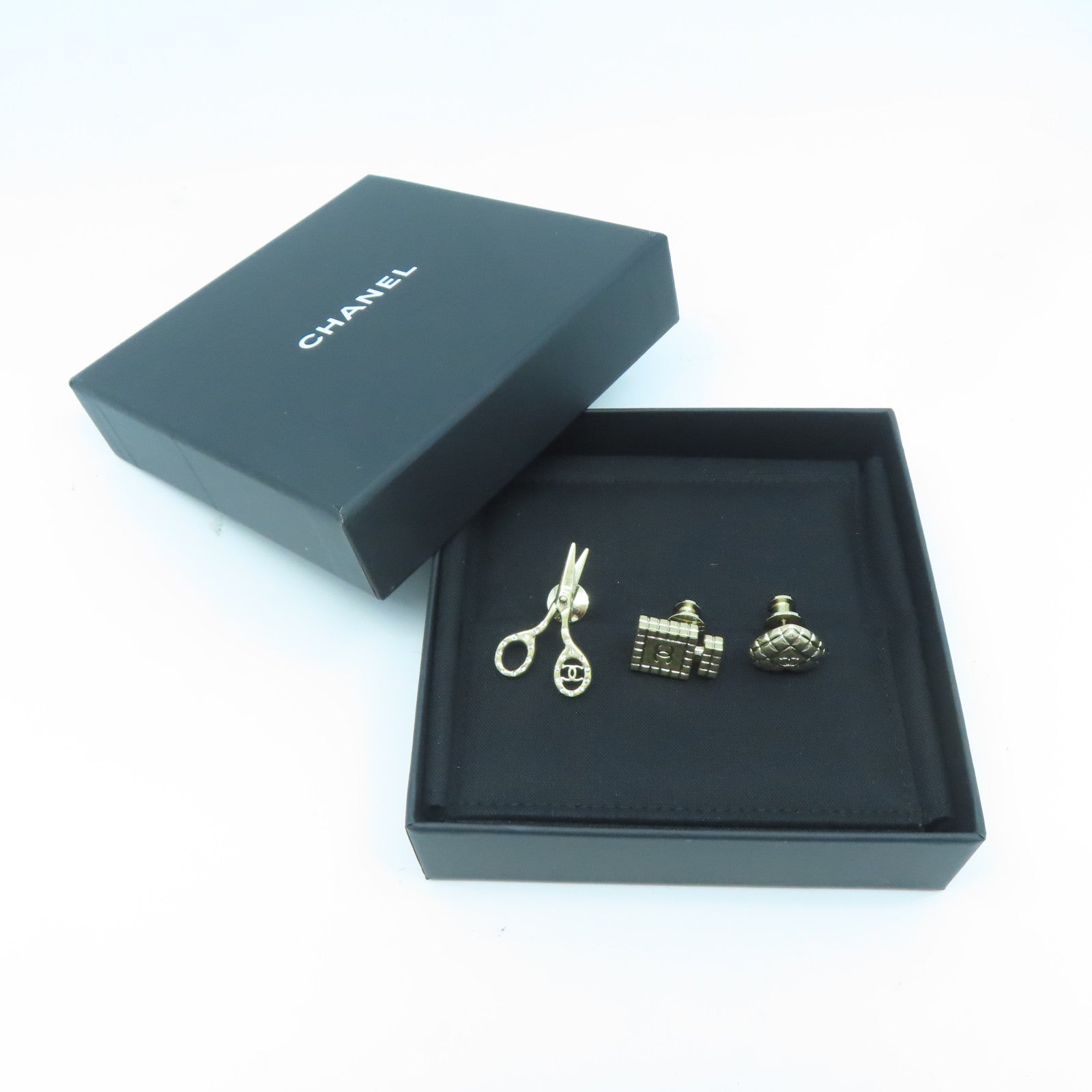 CHANEL 金屬Brooch Set胸針金色