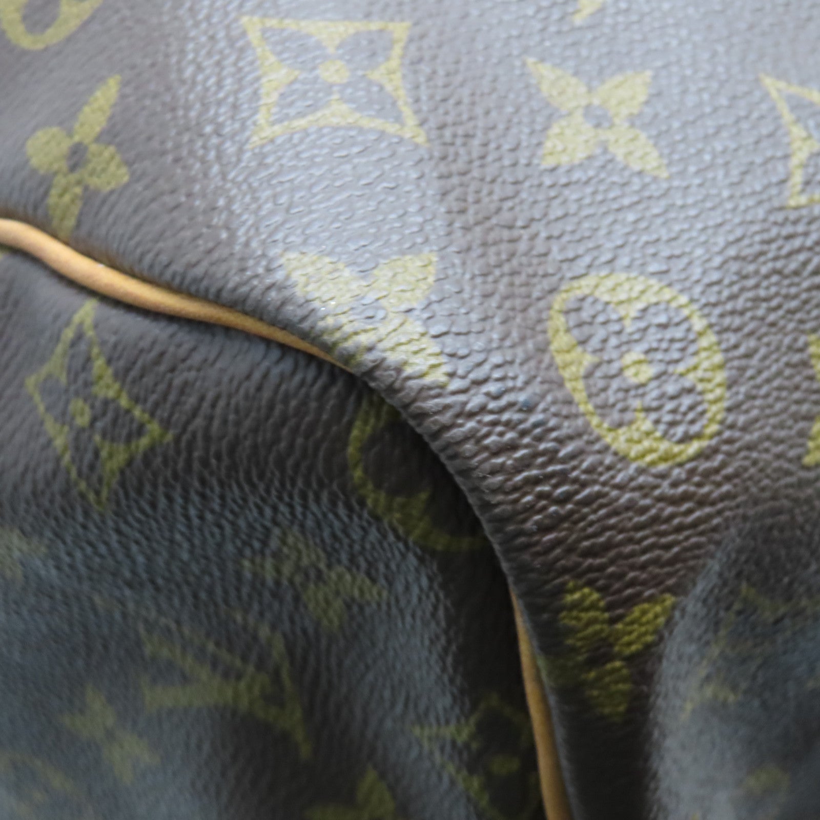 LOUIS VUITTON Monogram Keepall 60金扣波士顿包啡色