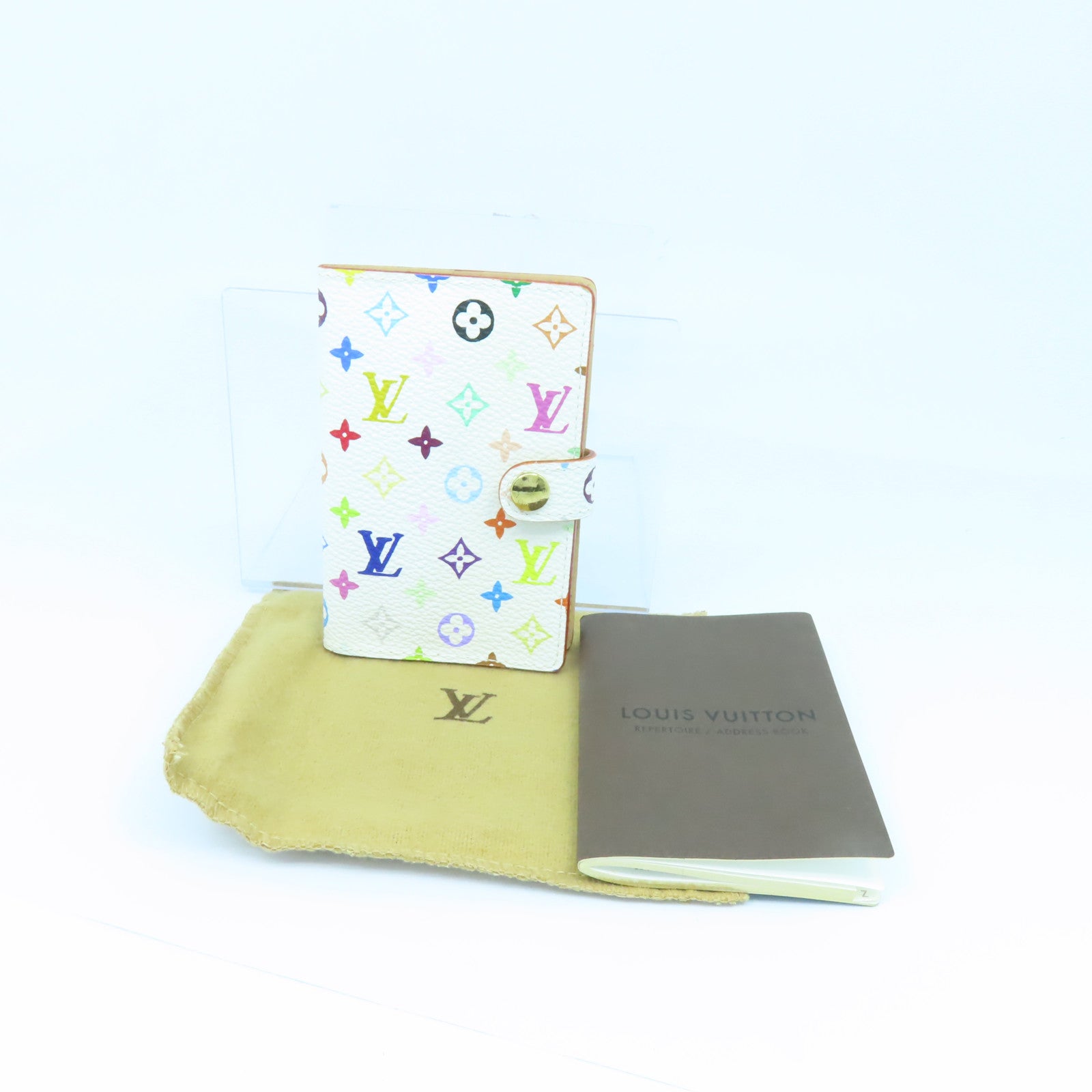 LOUIS VUITTON Monogram Multicolor Organizer金扣聯絡薄彩色