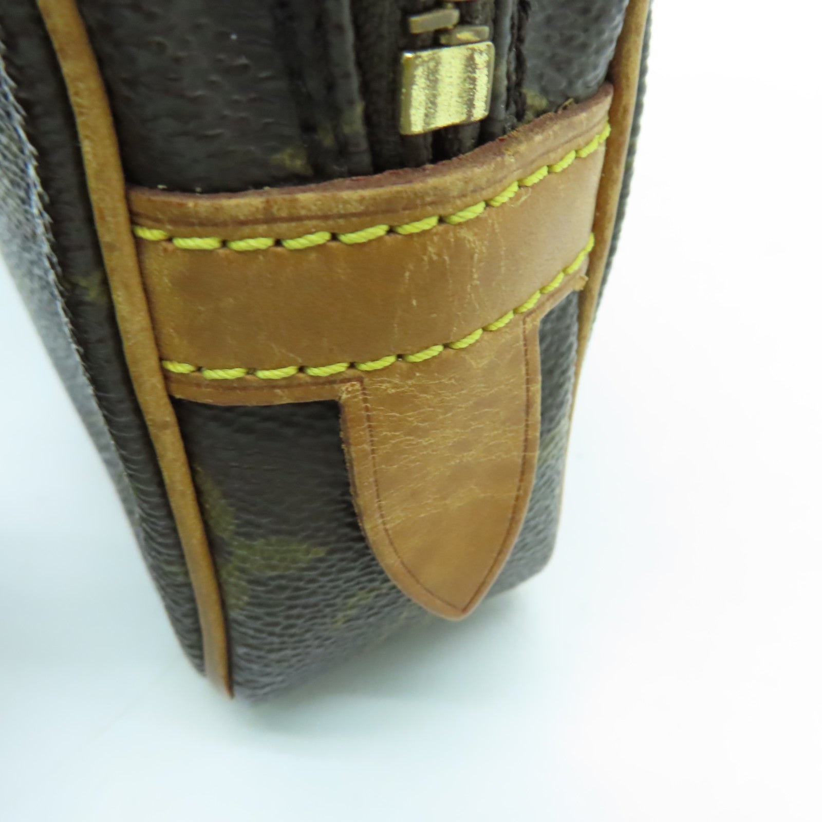 LOUIS VUITTON Monogram Pochette Marly Bandouliere金扣肩背袋啡色