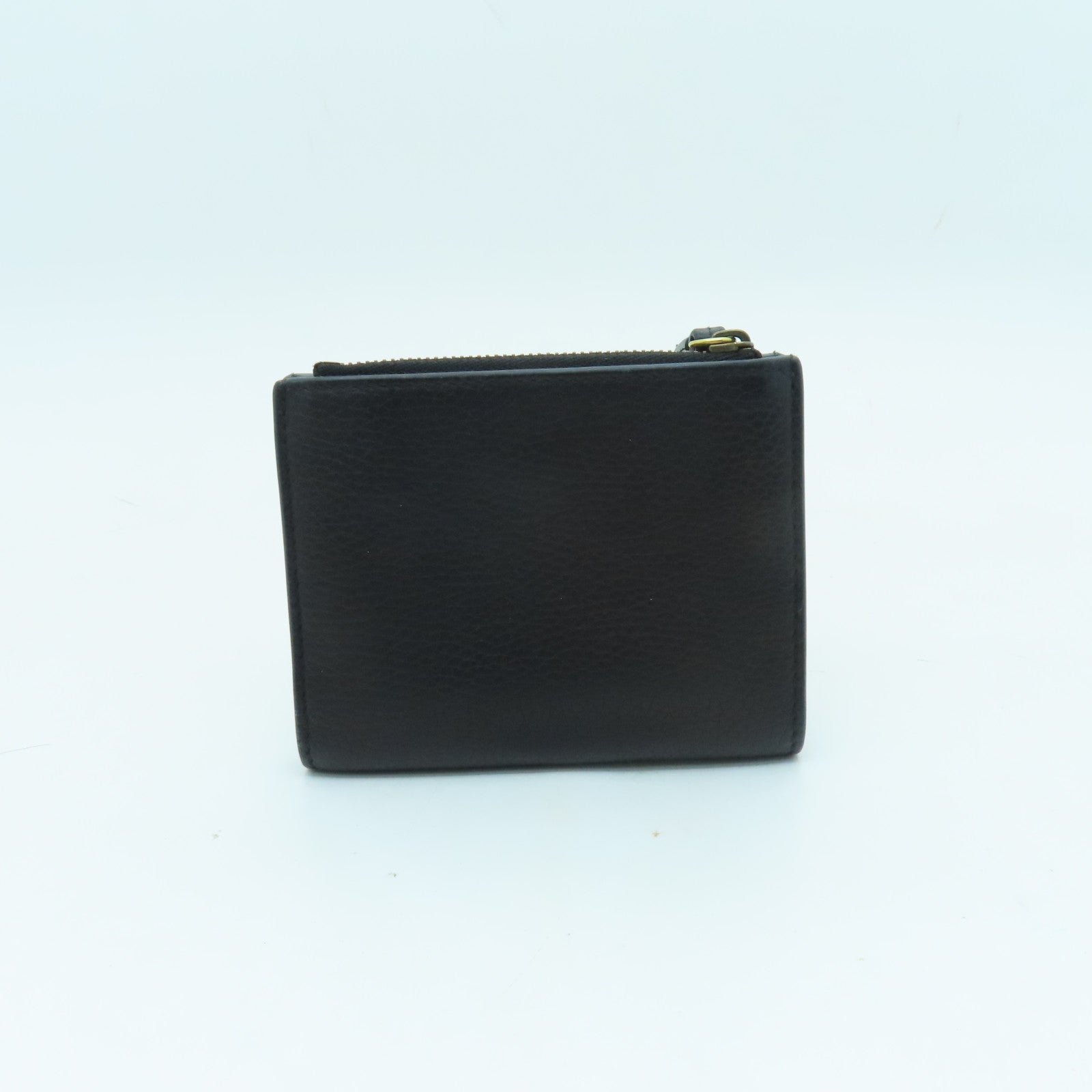 GUCCI 牛皮皮革Wallet金扣錢包黑色