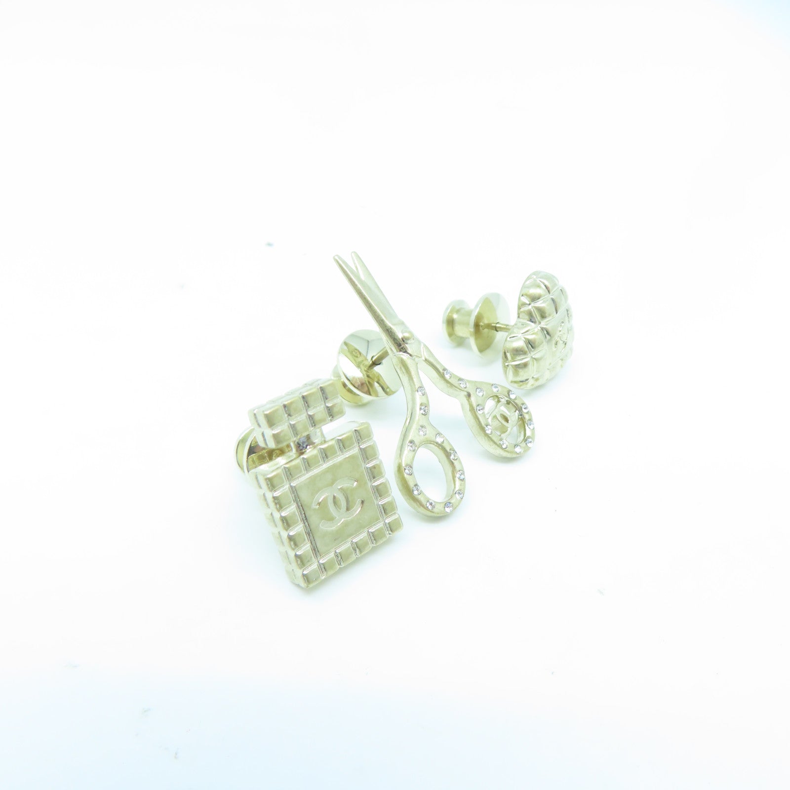 CHANEL 金屬Brooch Set胸針金色