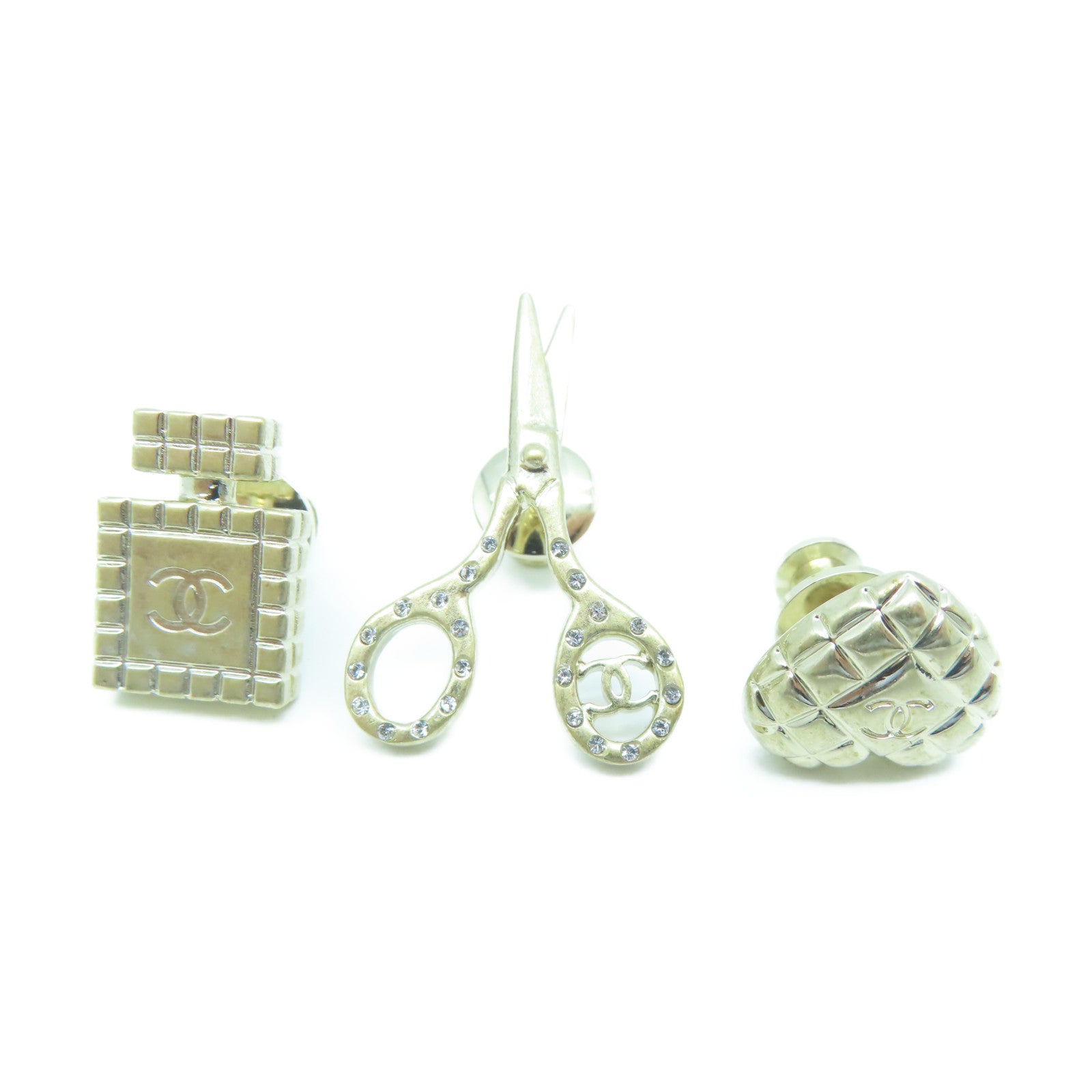 CHANEL 金屬Brooch Set胸針金色