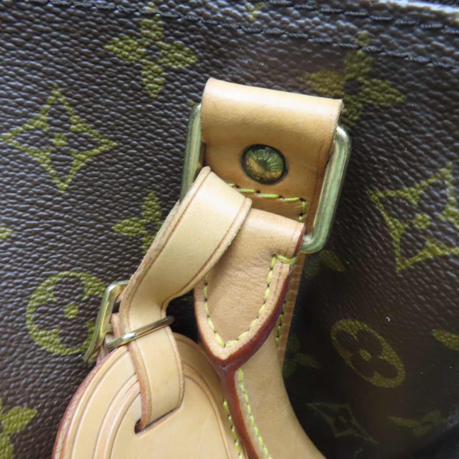 LOUIS VUITTON Monogram Keepall 60金扣波士顿包啡色