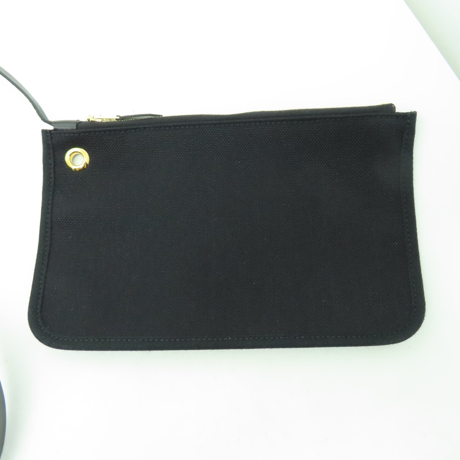 HERMES 【激減優惠】帆布Herbag PM金扣手挽肩背兩用袋黑色