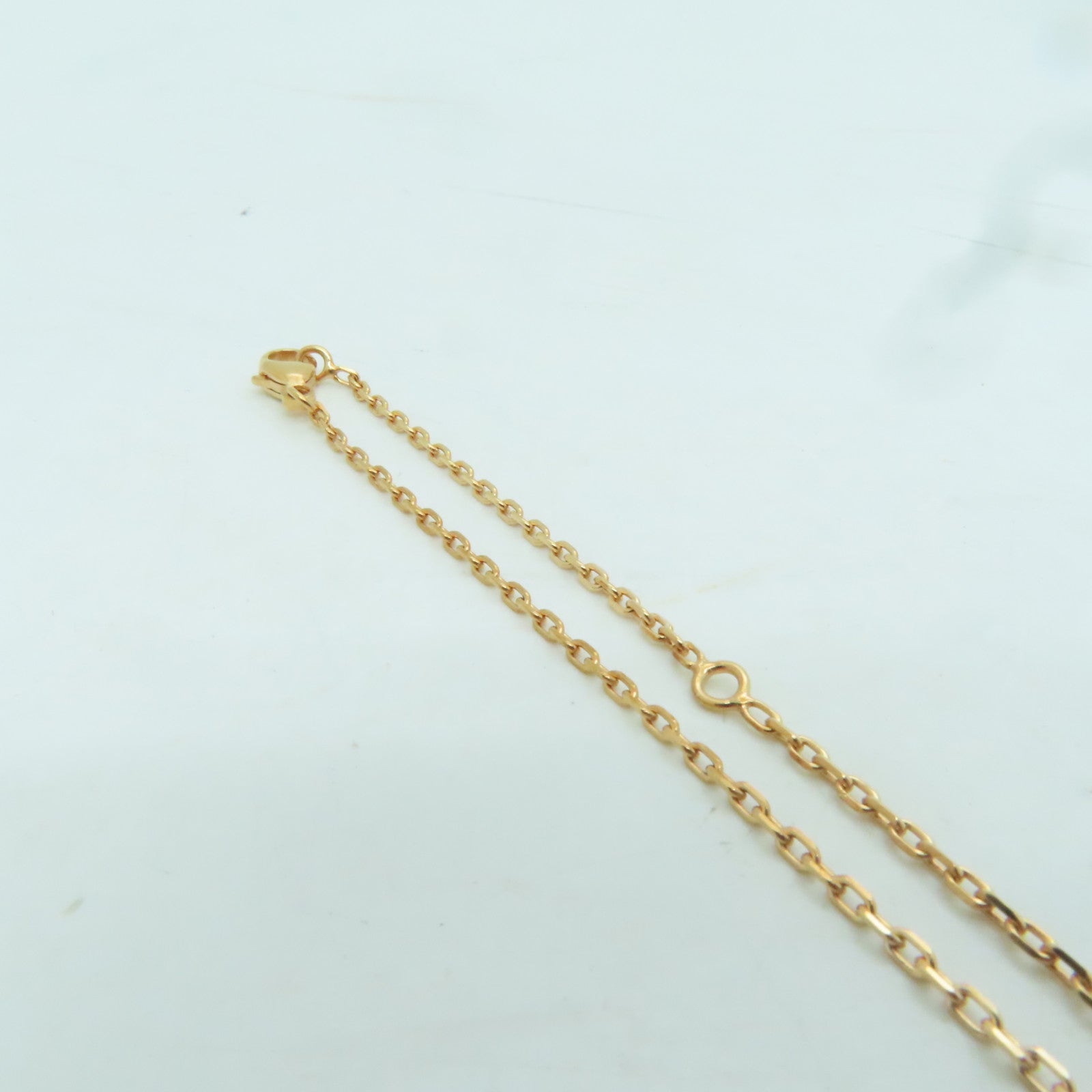 HERMES Swift皮革O Kelly Necklace項鍊玫瑰金/黑色