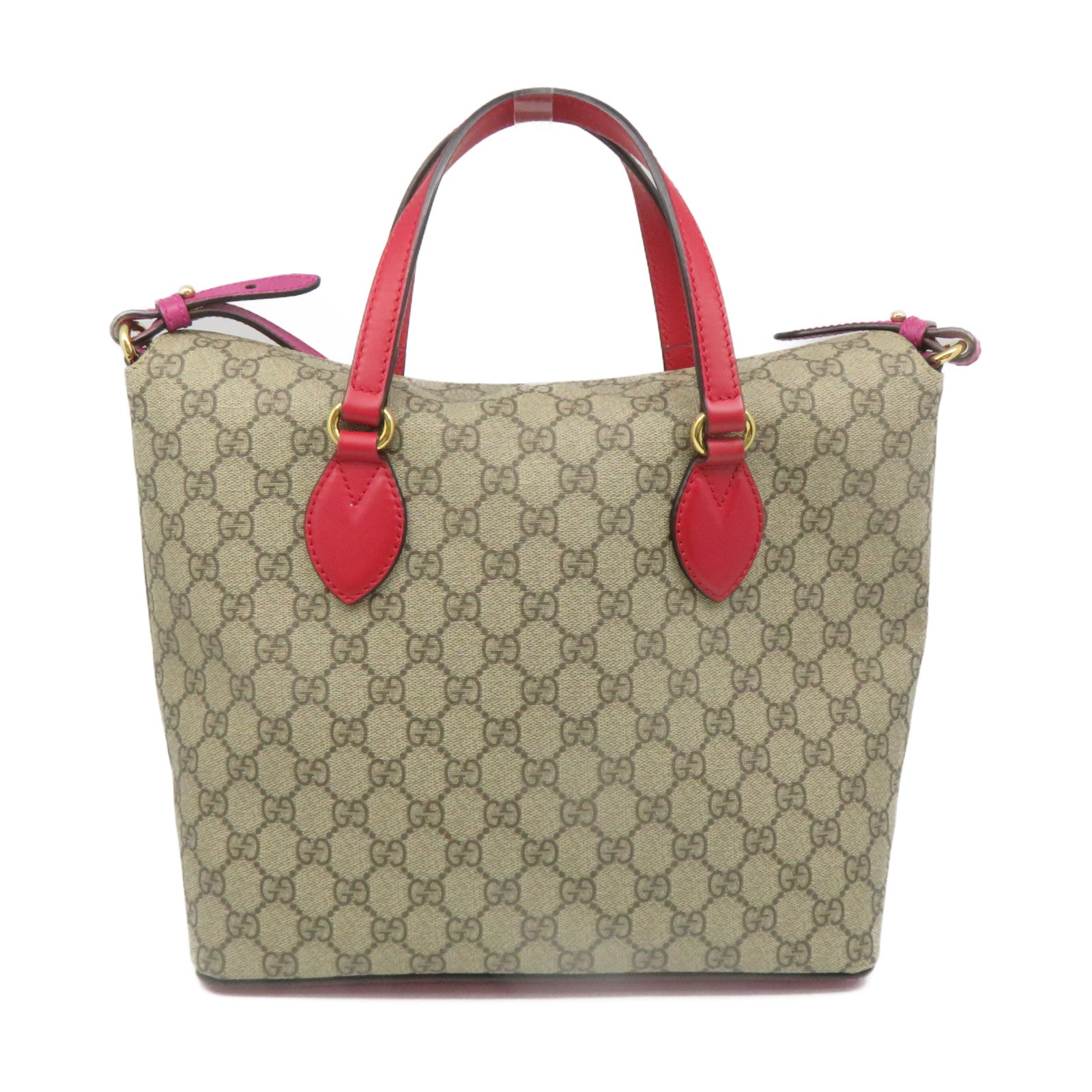 GUCCI Coated Canvas 2Way Shoulder Bag Handle Shoulder Bag Brown