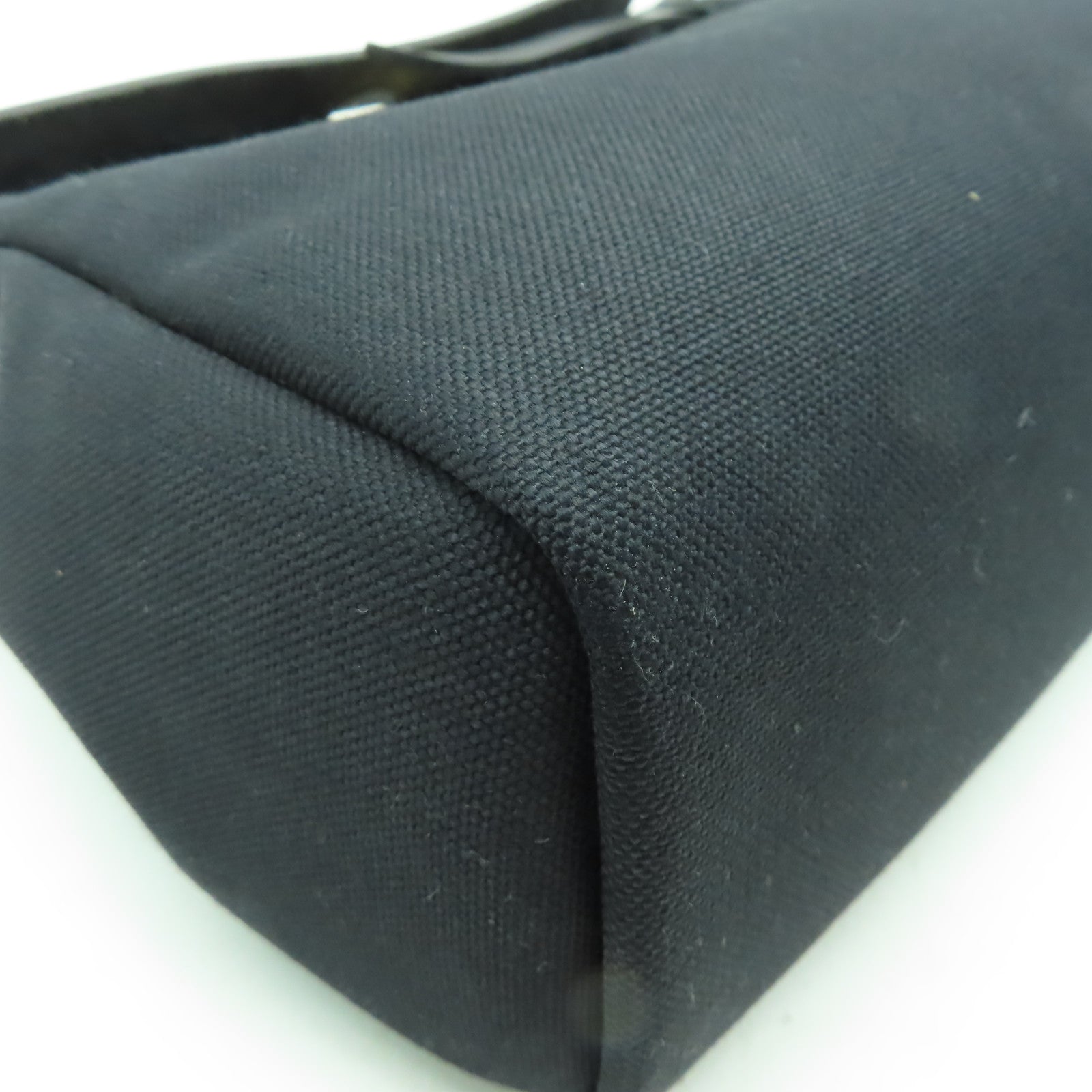 HERMES 【激減優惠】帆布Herbag PM金扣手挽肩背兩用袋黑色