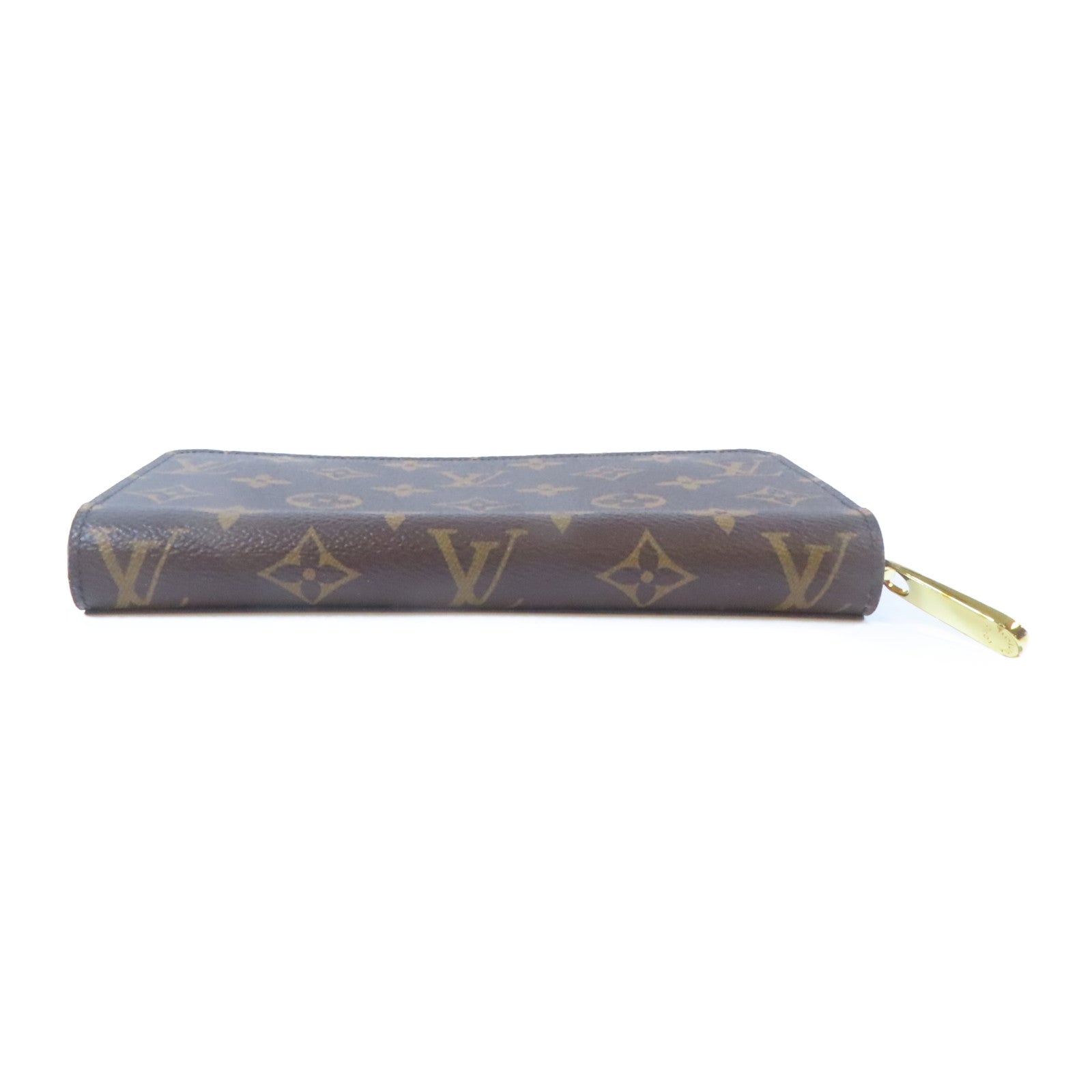 LOUIS VUITTON Monogram Zippy Wallet金扣長錢包啡色
