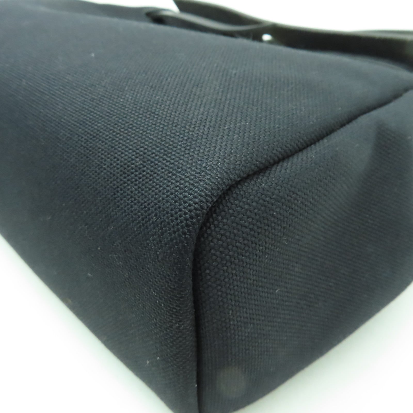 HERMES 【激減優惠】帆布Herbag PM金扣手挽肩背兩用袋黑色