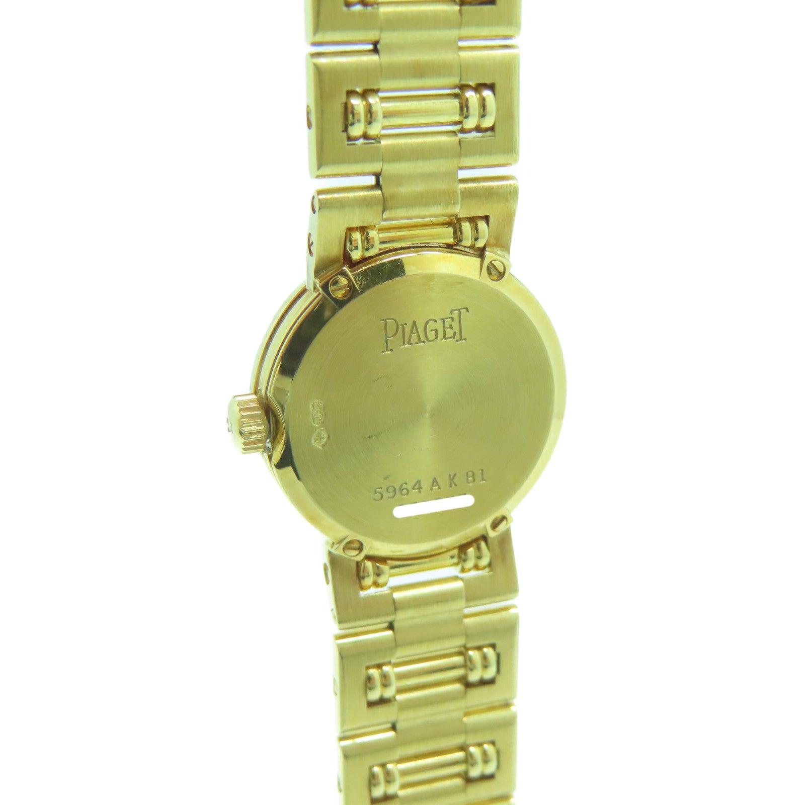 PIAGET 18K黃金Dancer手錶石英機芯金色