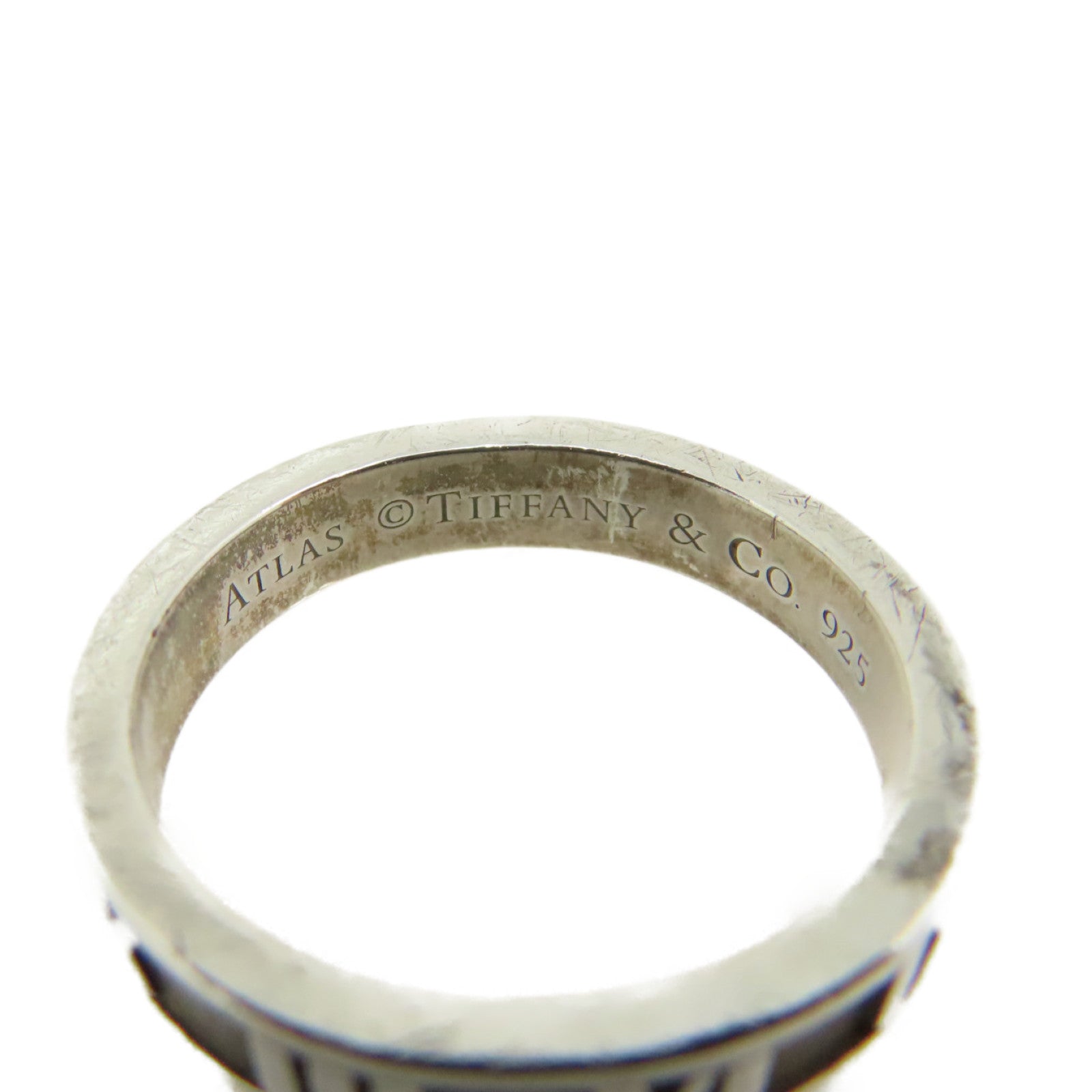 TIFFANY＆CO 【激減優惠】925純銀Atlas Ring戒指US#5