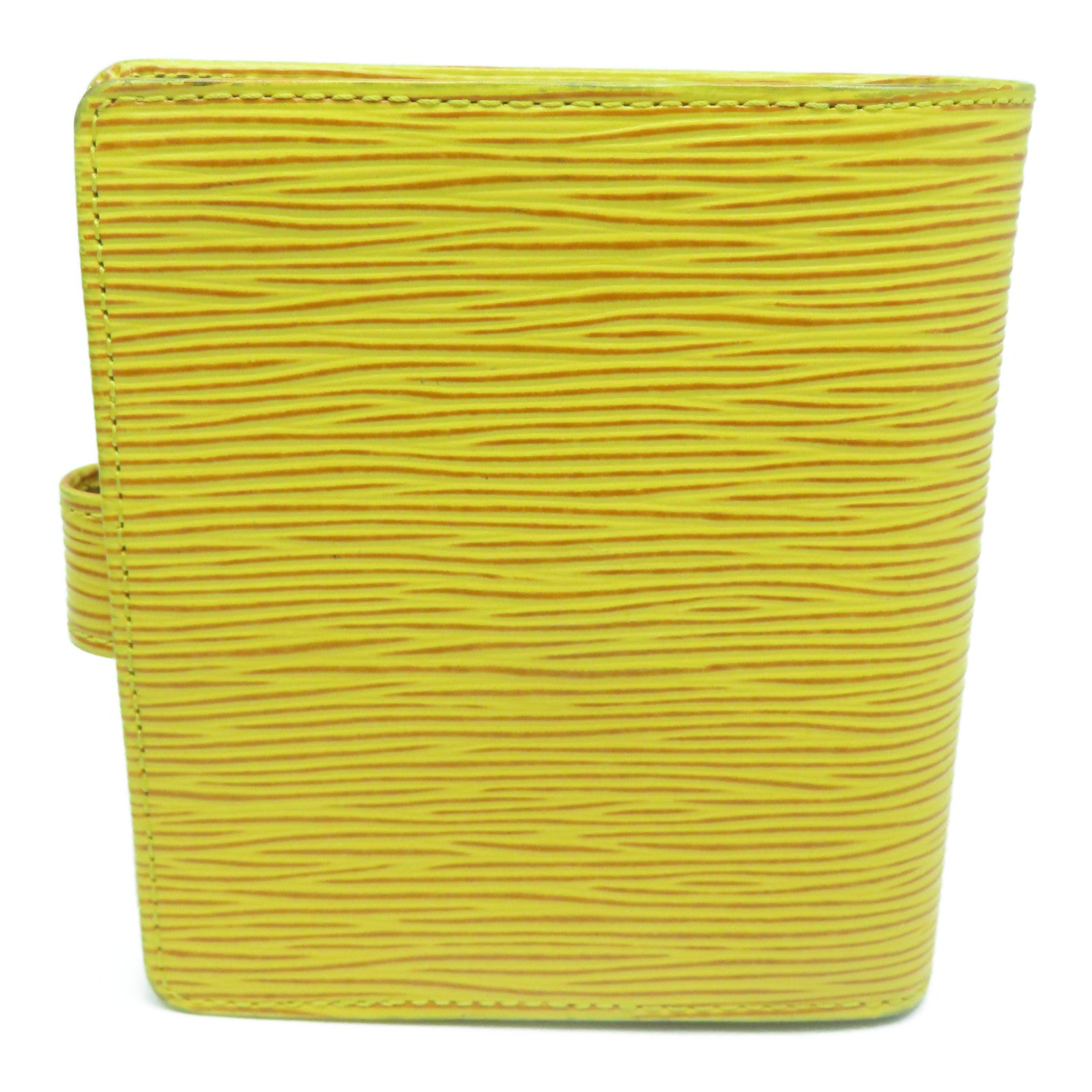 LOUIS VUITTON Epi Porte Billets Gold Buckle Wallet Yellow