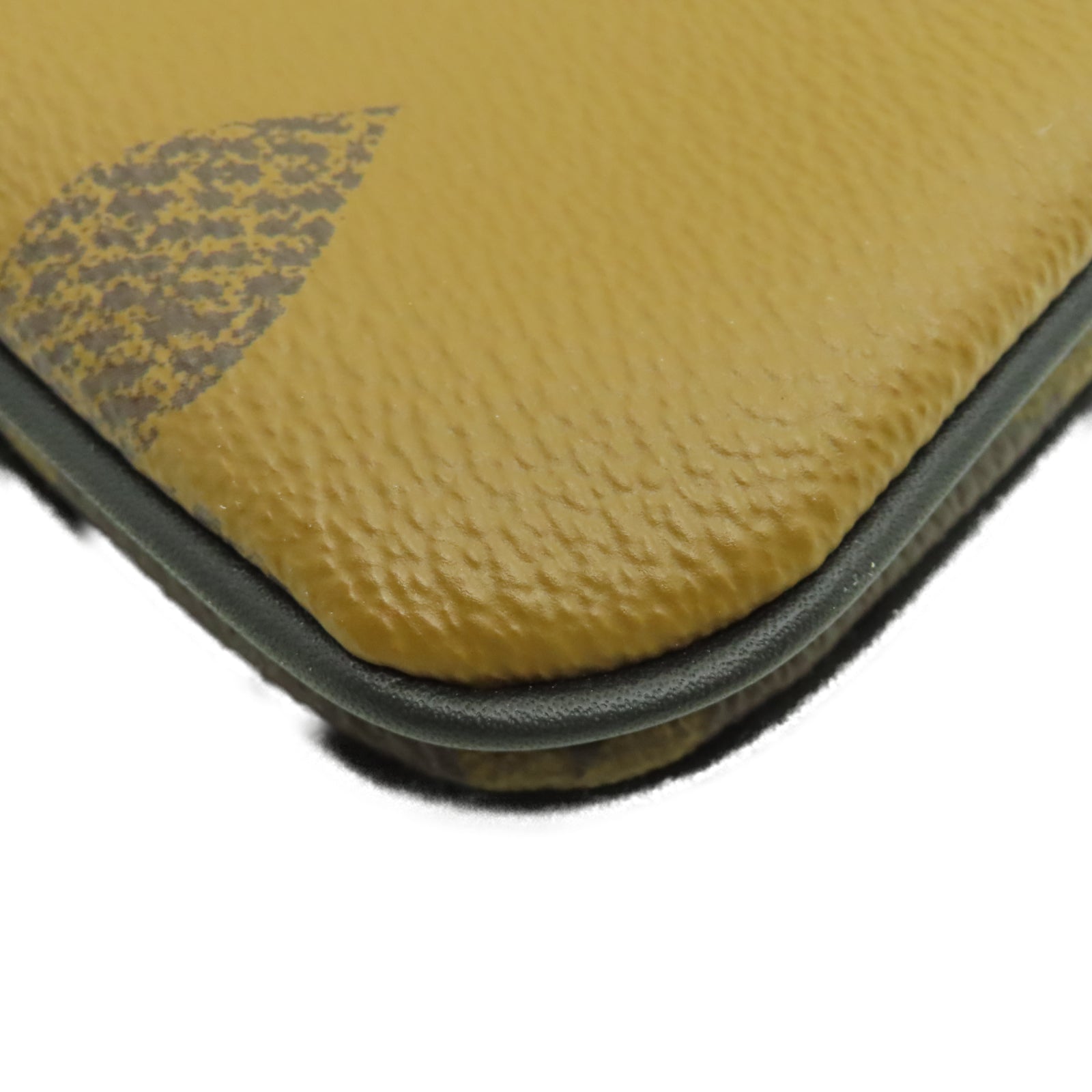 LOUIS VUITTON Monogram Double Zip Pochette金扣肩背袋棕色
