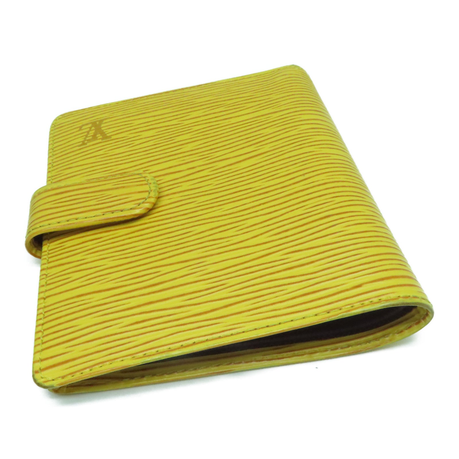 LOUIS VUITTON Epi Porte Billets Gold Buckle Wallet Yellow