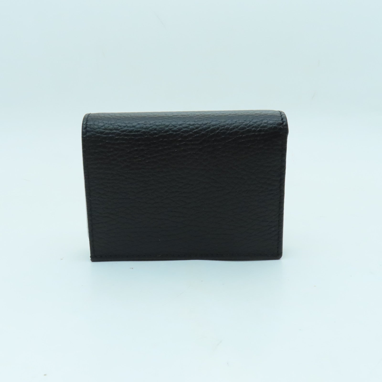GUCCI 牛皮皮革GG Marmont Wallet金扣錢包黑色