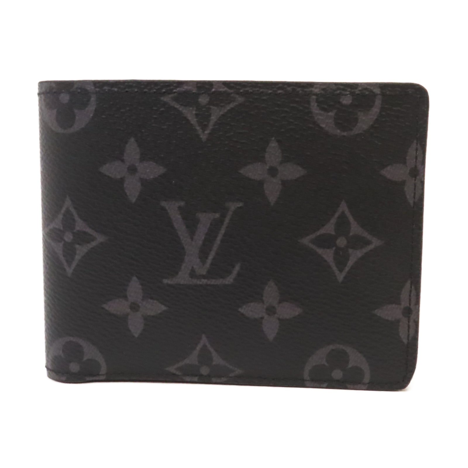 LOUIS VUITTON Monogram Eclipse Slender Wallet錢包黑色