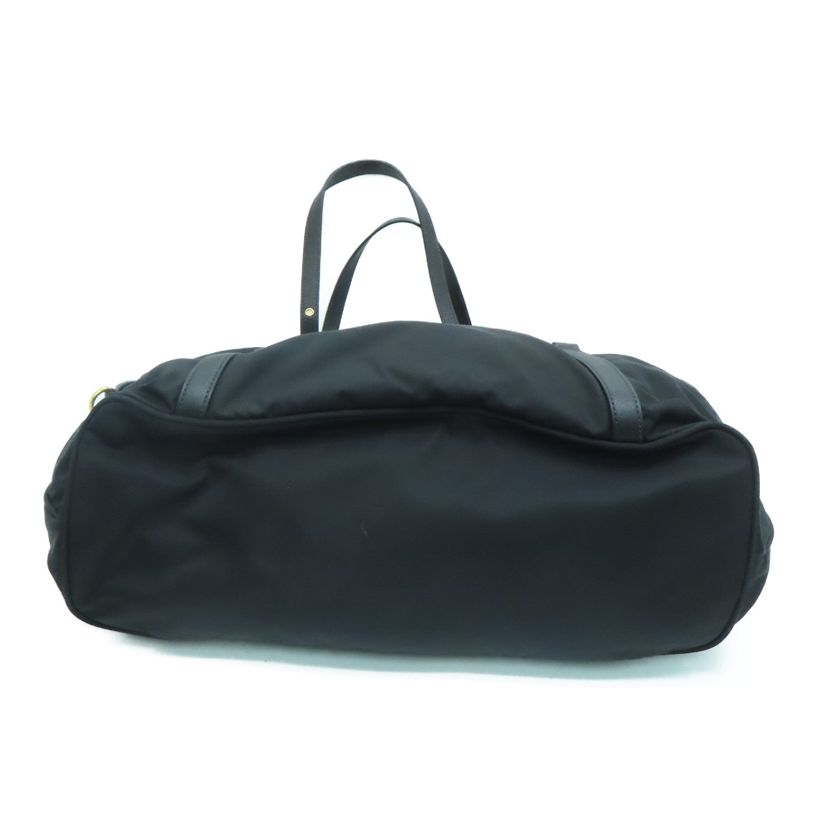 PRADA 尼龍2 Way Shoulder Handbag金扣肩背袋黑色
