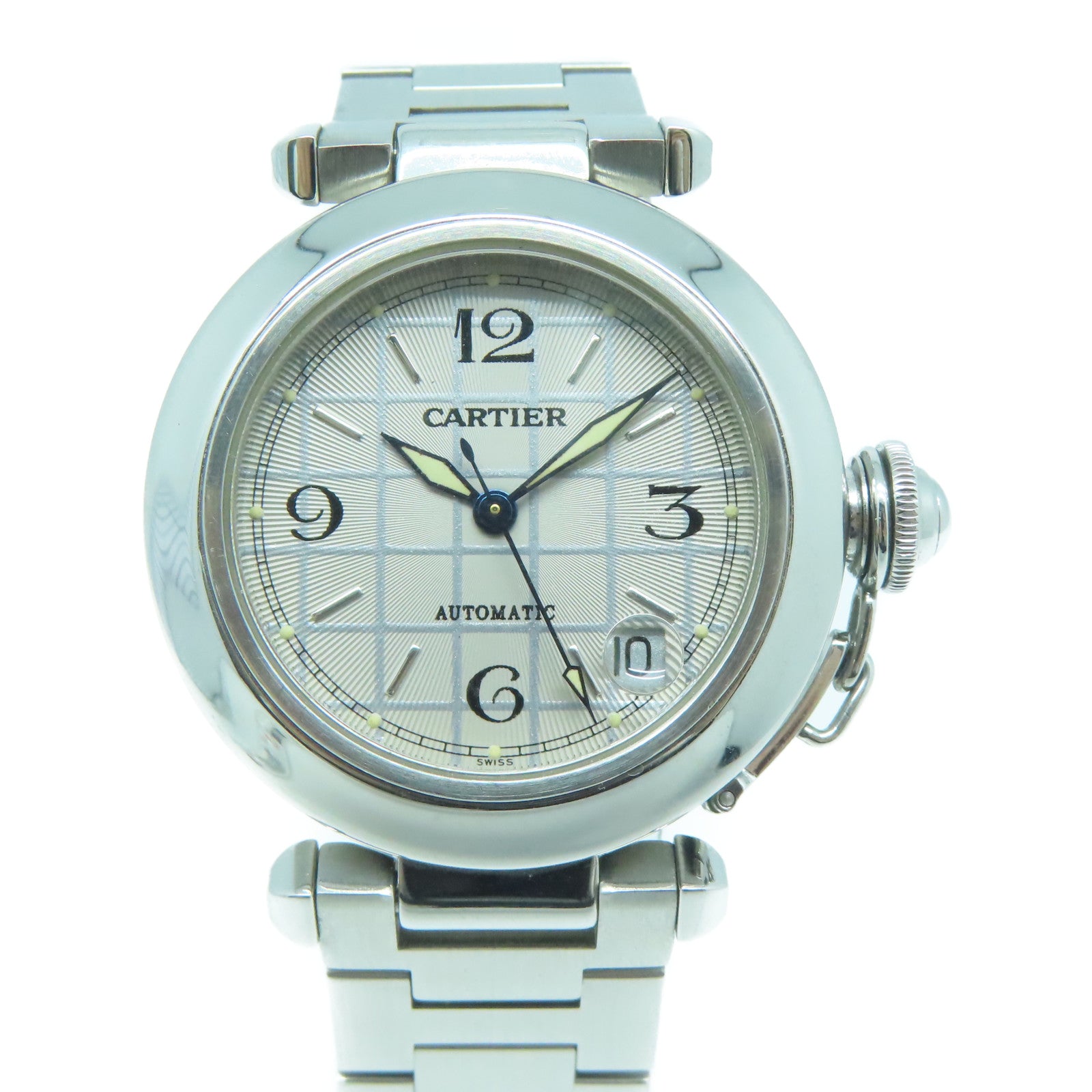 CARTIER Pasha C不锈钢手表自动机芯灰色