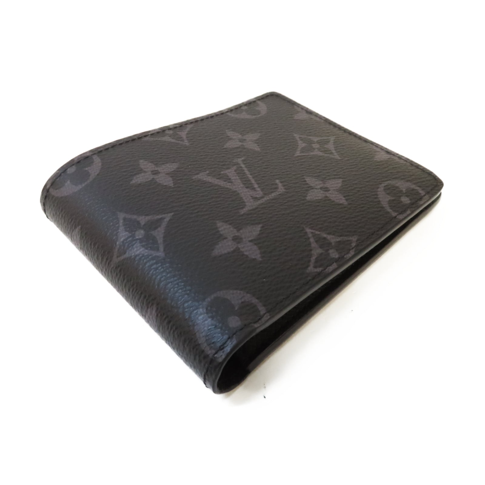 LOUIS VUITTON Monogram Eclipse Slender Wallet錢包黑色