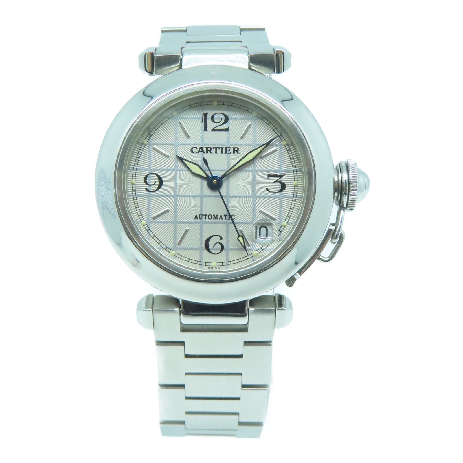 CARTIER Pasha C不锈钢手表自动机芯灰色