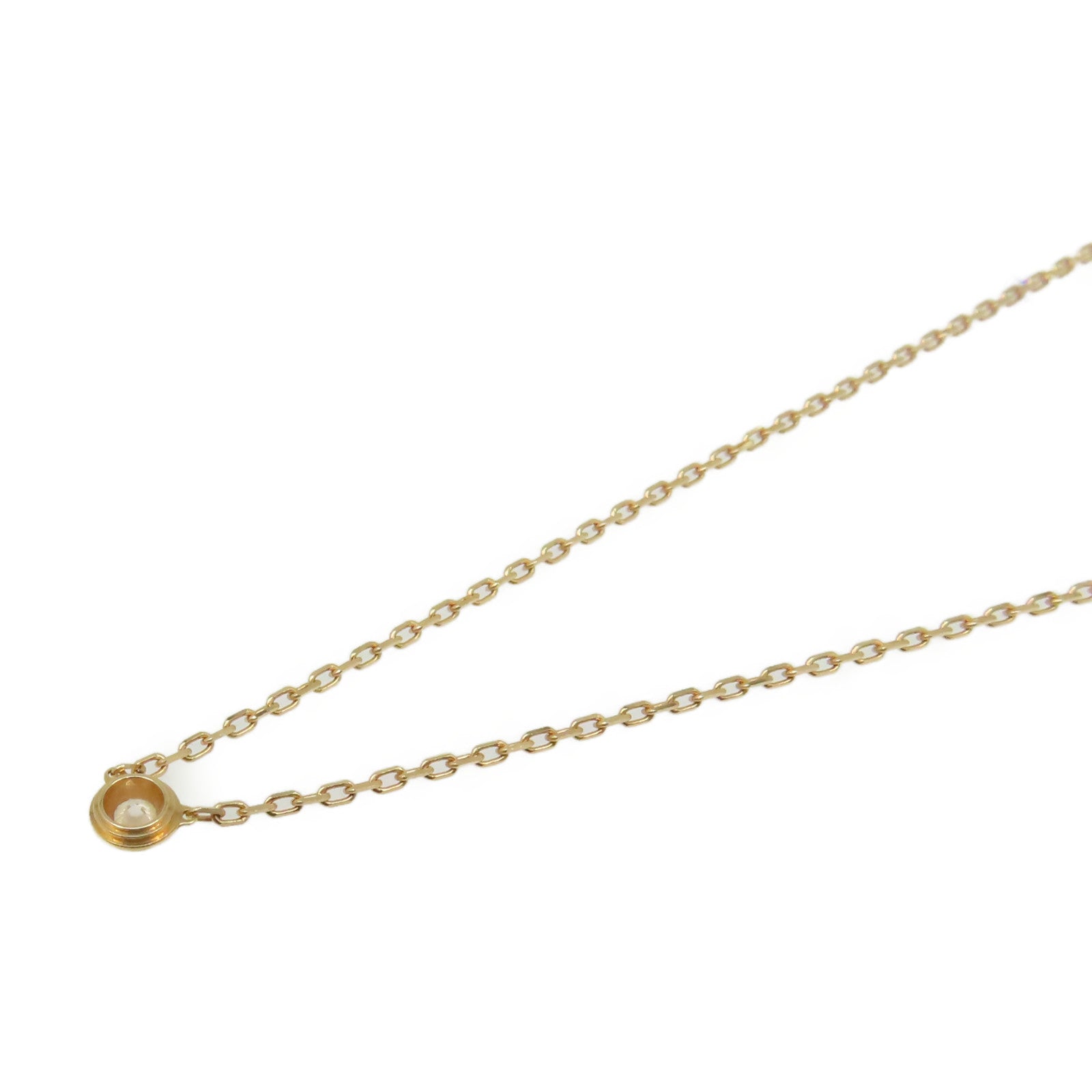 CARTIER 18K玫瑰金d'Amour Necklace鑽石項鏈