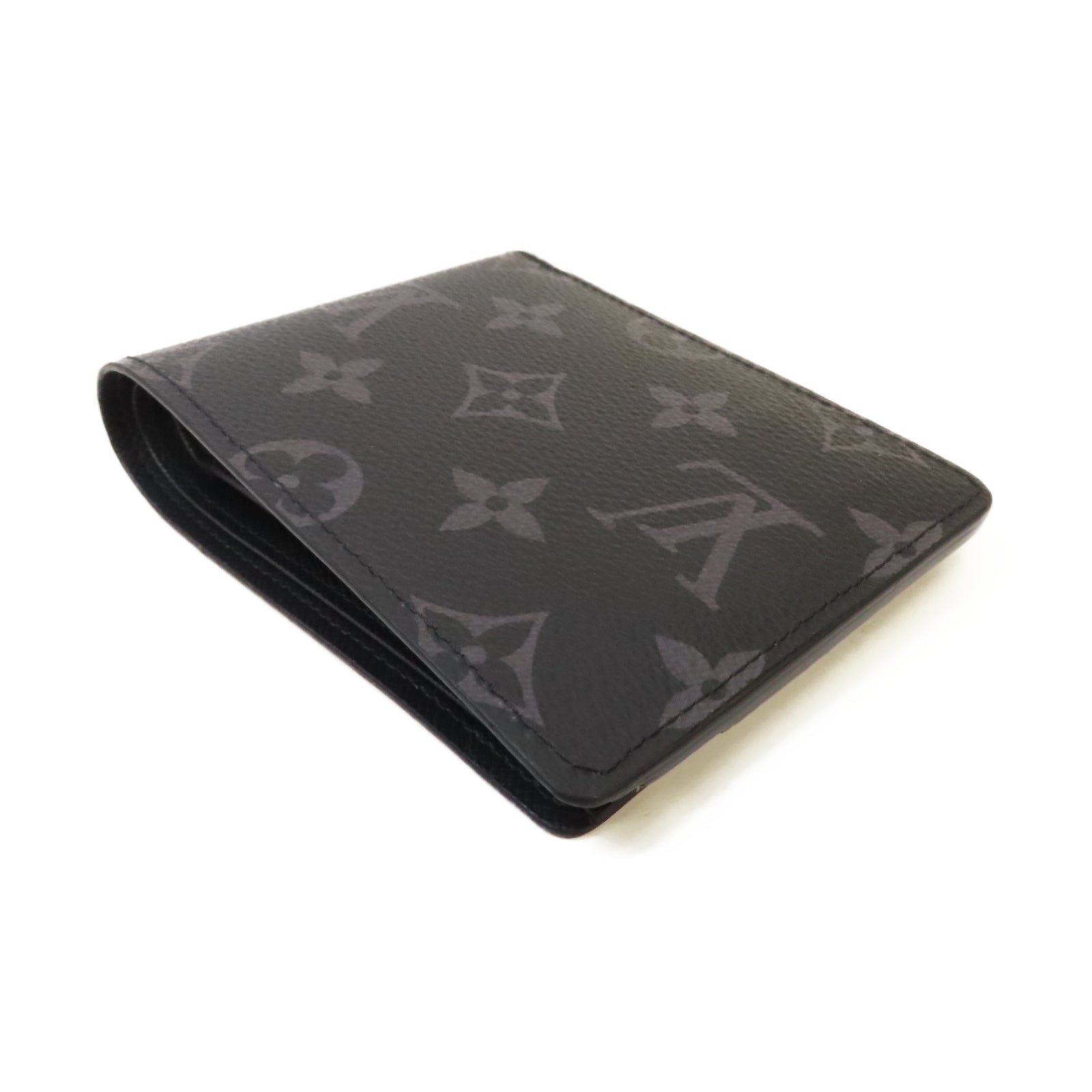 LOUIS VUITTON Monogram Eclipse Slender Wallet錢包黑色