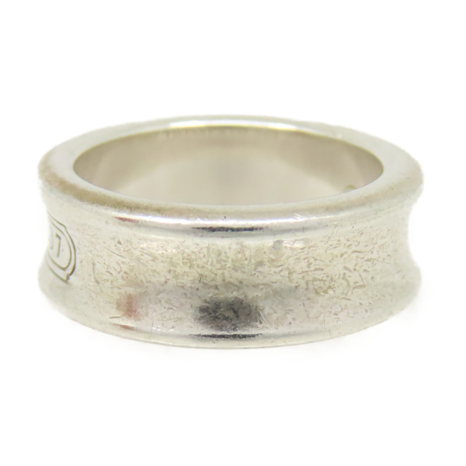 TIFFANY＆CO 925純銀Silver 1837 Circle Band Ring戒指US#4.75