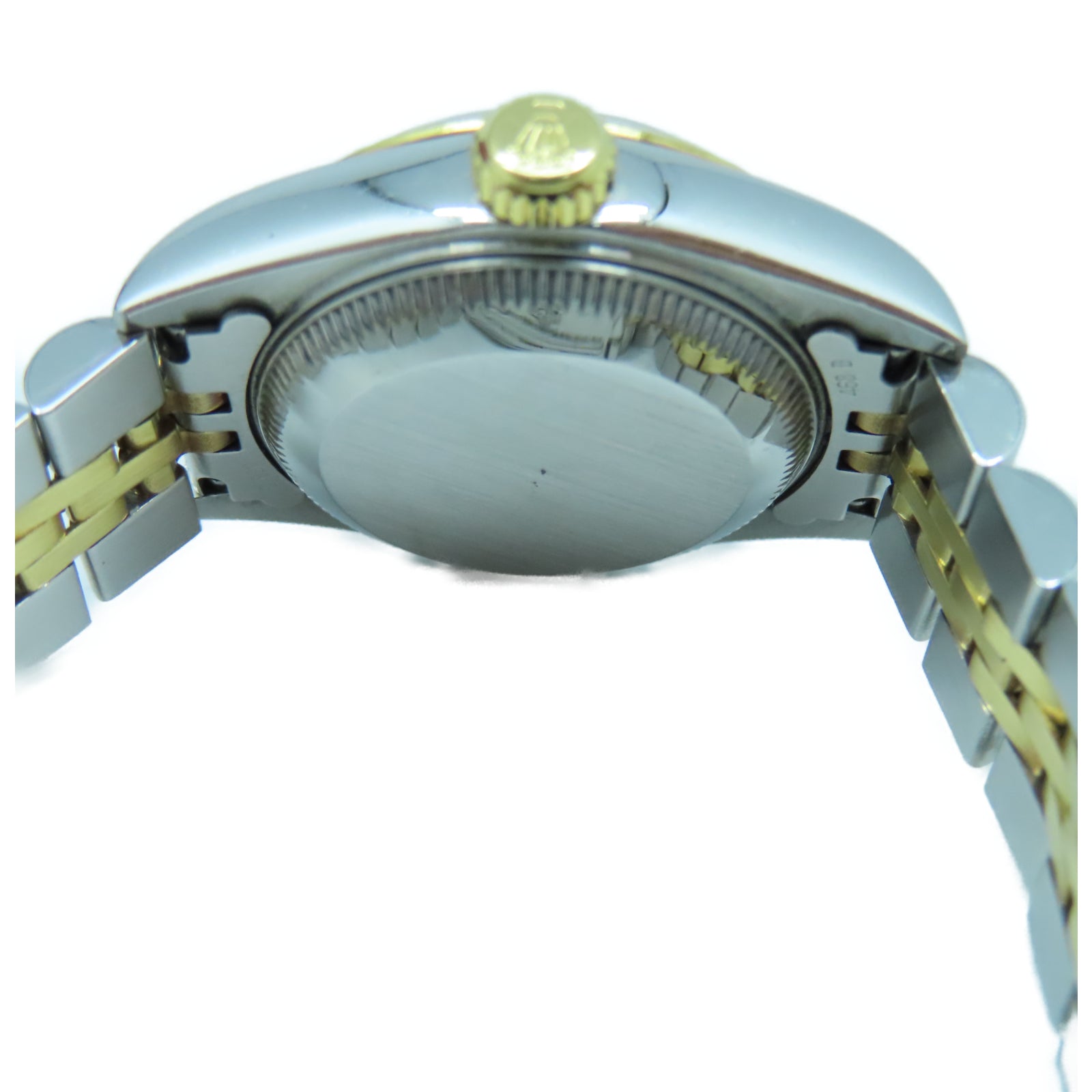 ROLEX Datejust 18K黃金/不鏽鋼手錶自動機芯黑色