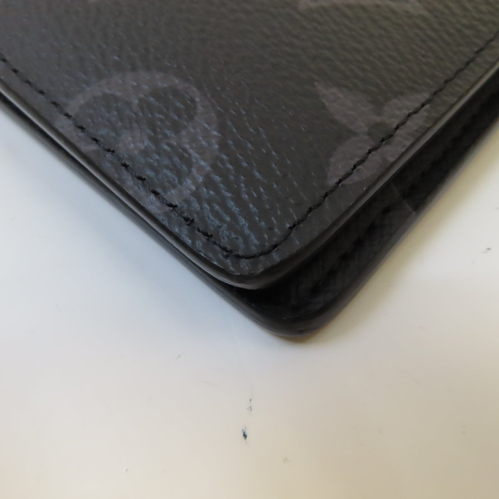 LOUIS VUITTON Monogram Eclipse Slender Wallet錢包黑色