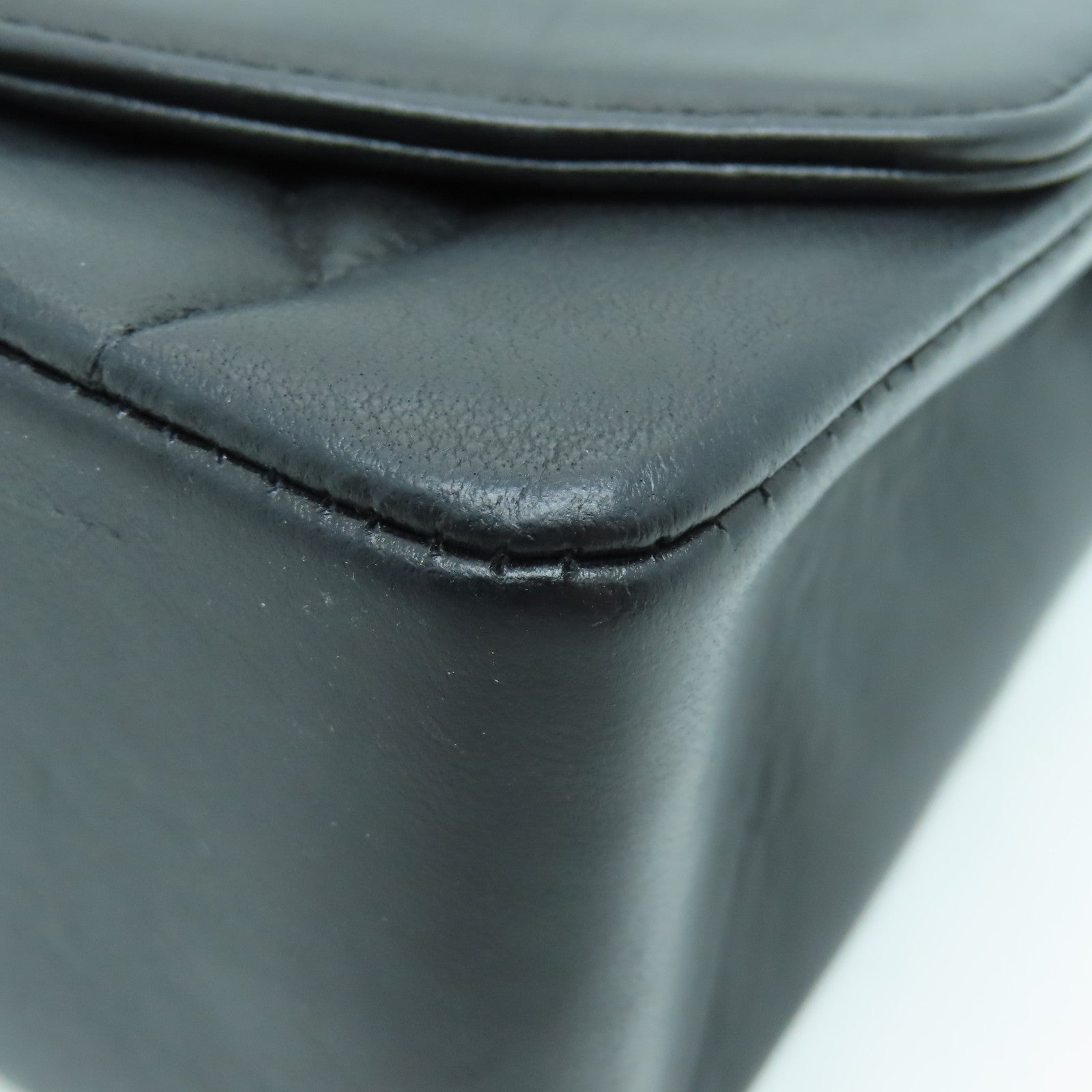 CHANEL 【激減優惠】菱格羊皮皮革Diana Chain Shoulder Bag鏈帶肩背袋黑色