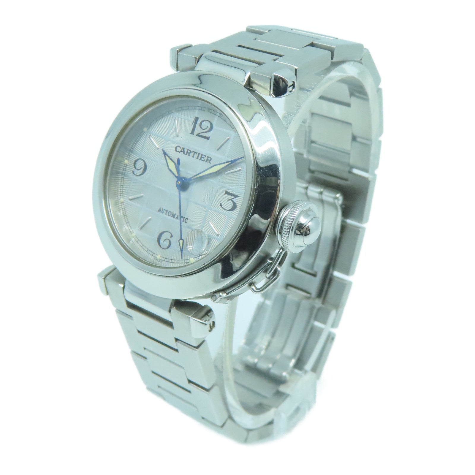 CARTIER Pasha C不锈钢手表自动机芯灰色