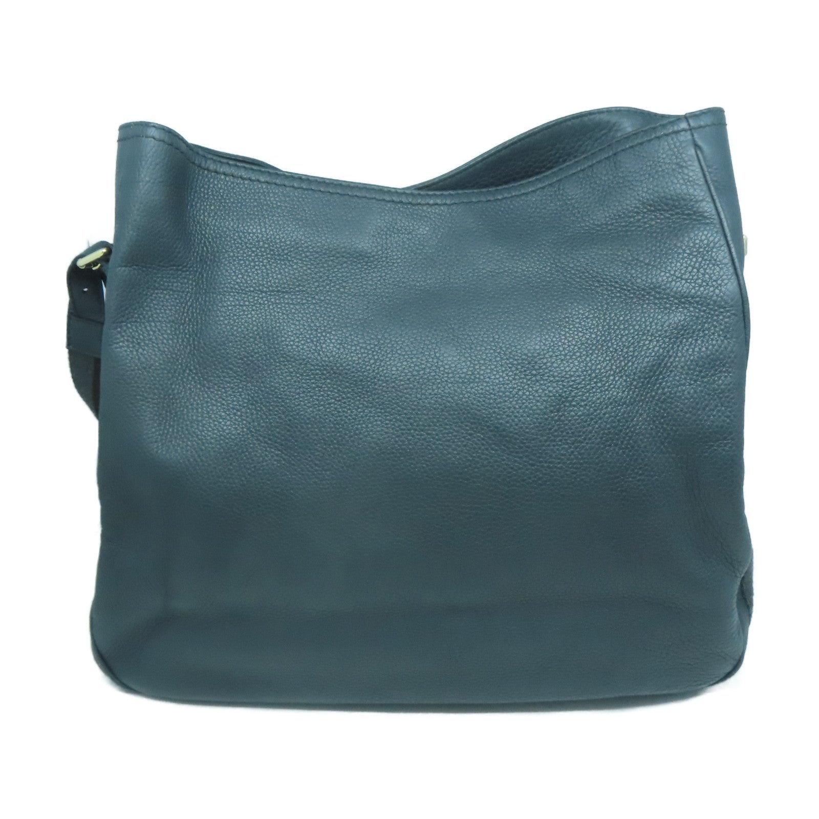 GUCCI 牛皮皮革Heritage Shoulder Bag金扣肩背袋灰色
