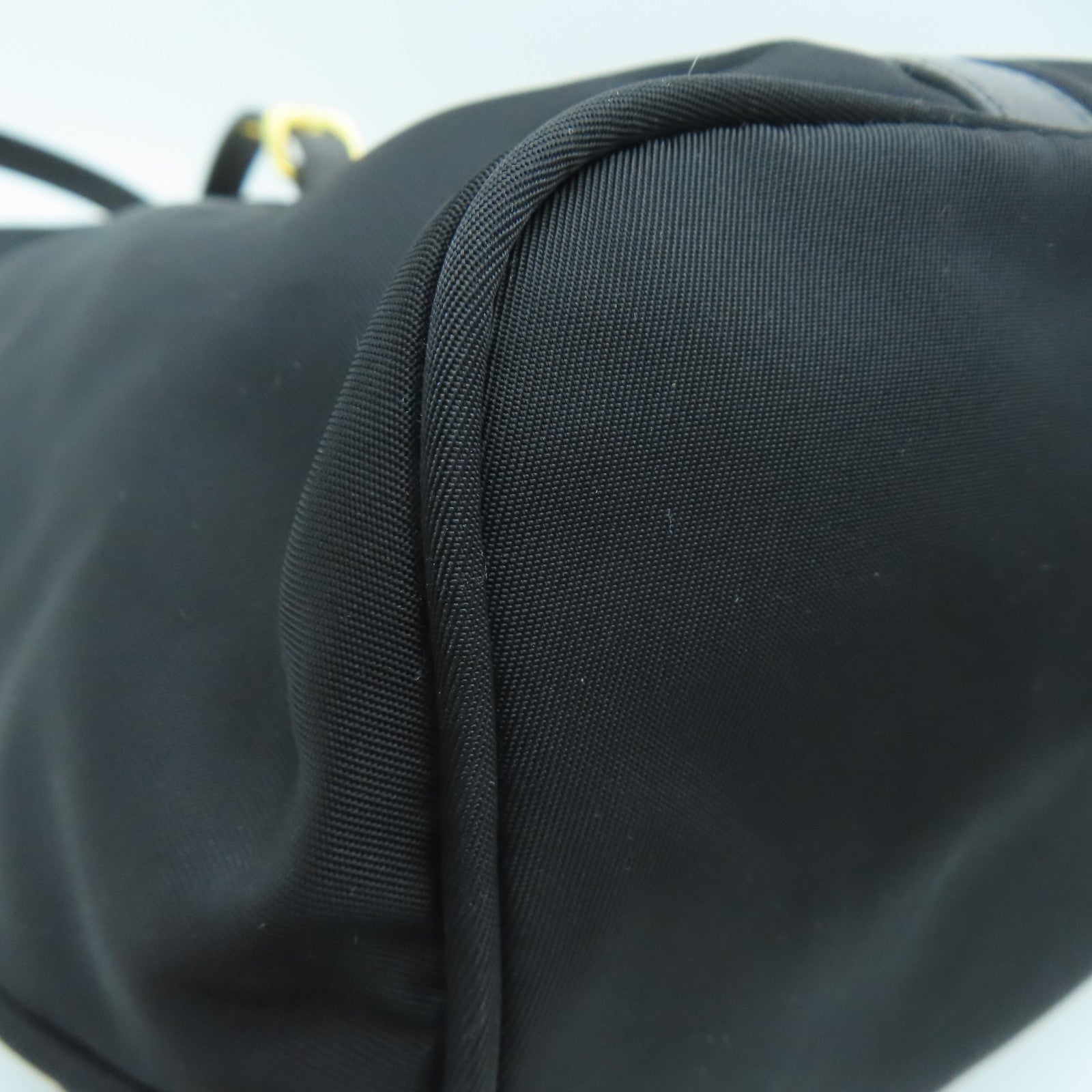 PRADA 尼龍2 Way Shoulder Handbag金扣肩背袋黑色